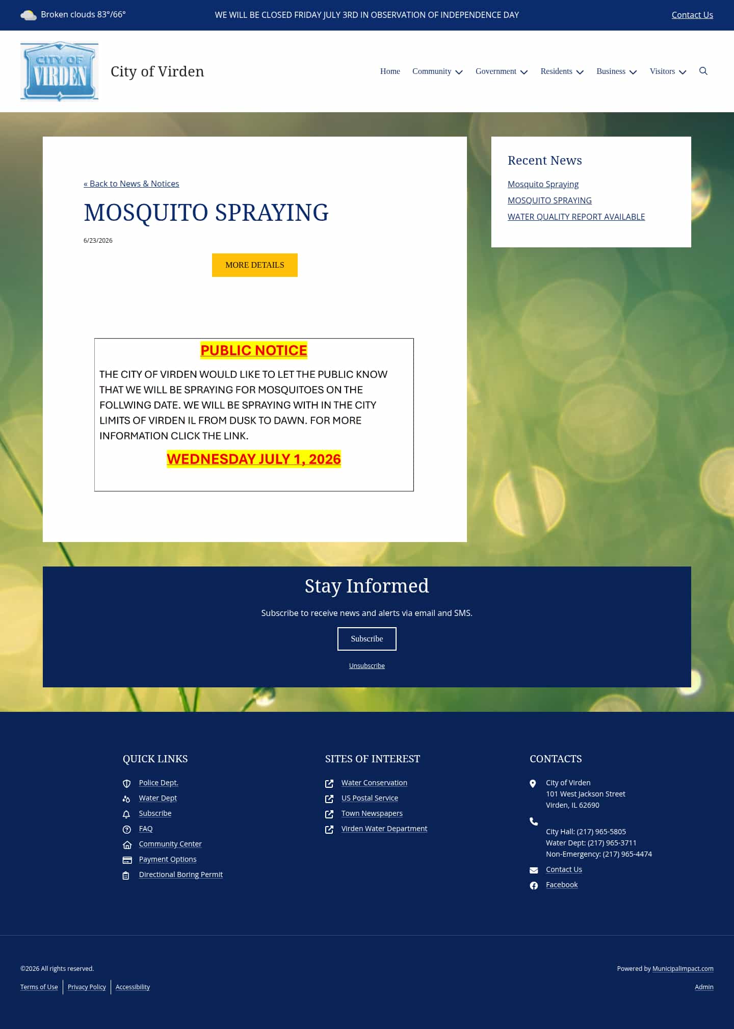 Latest website image capture