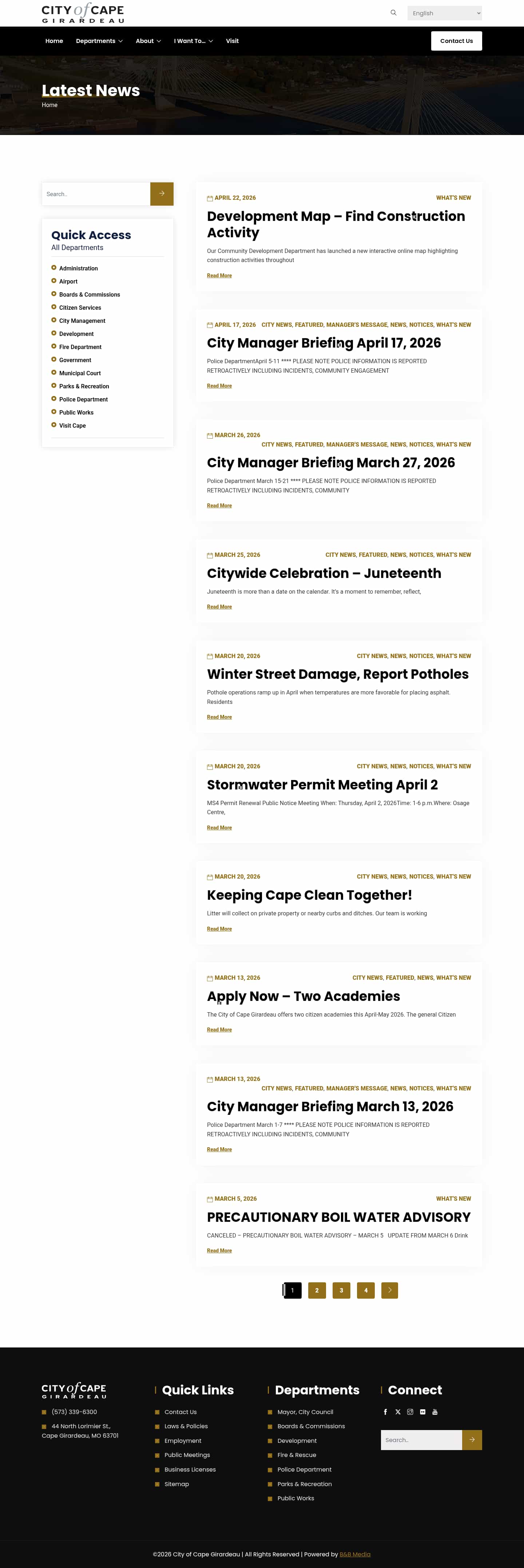 Latest website image capture