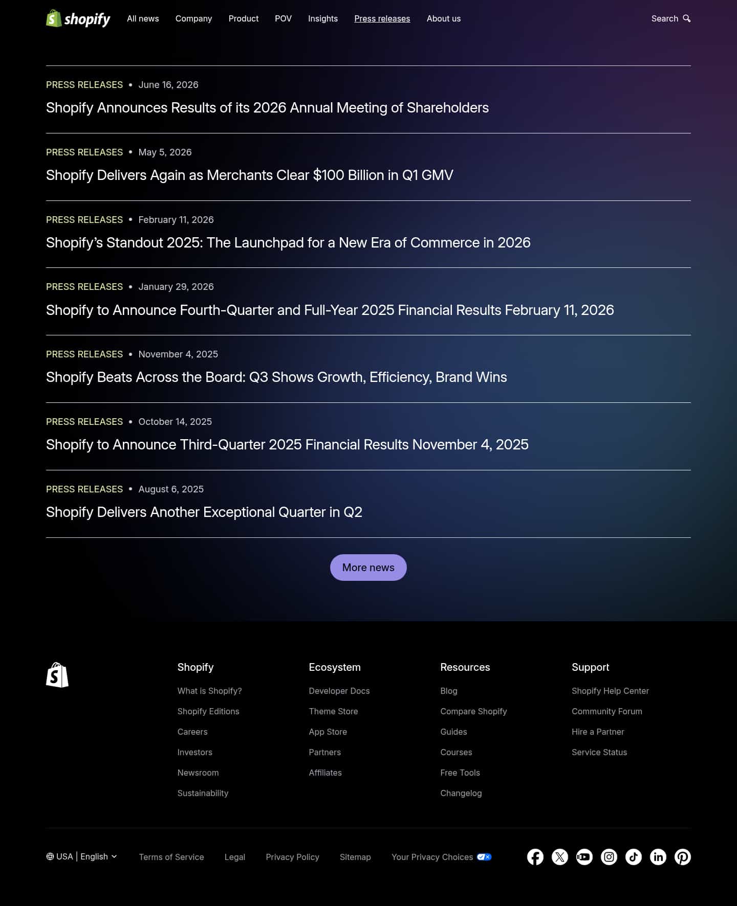 Latest website image capture