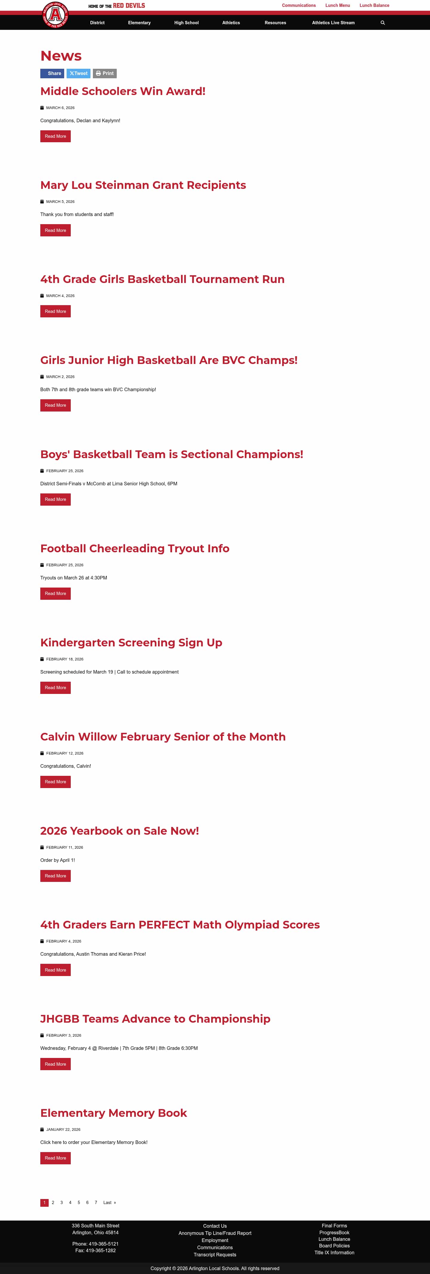 Latest website image capture