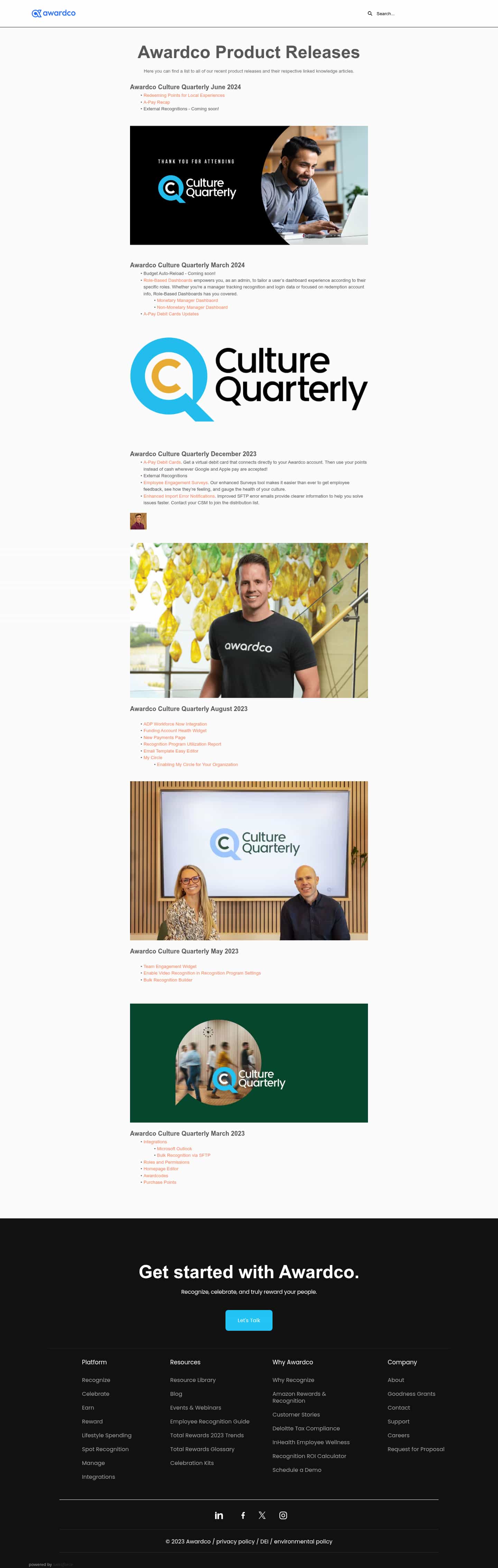 Latest website image capture