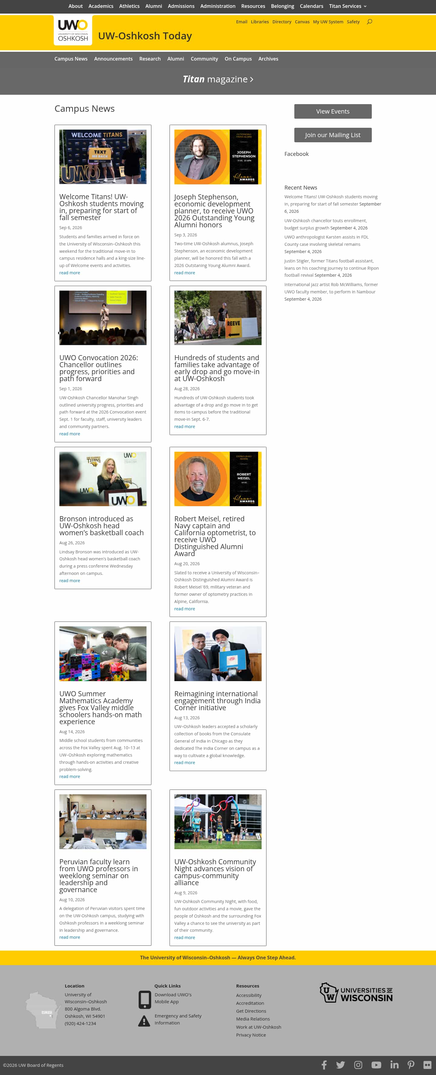 Latest website image capture