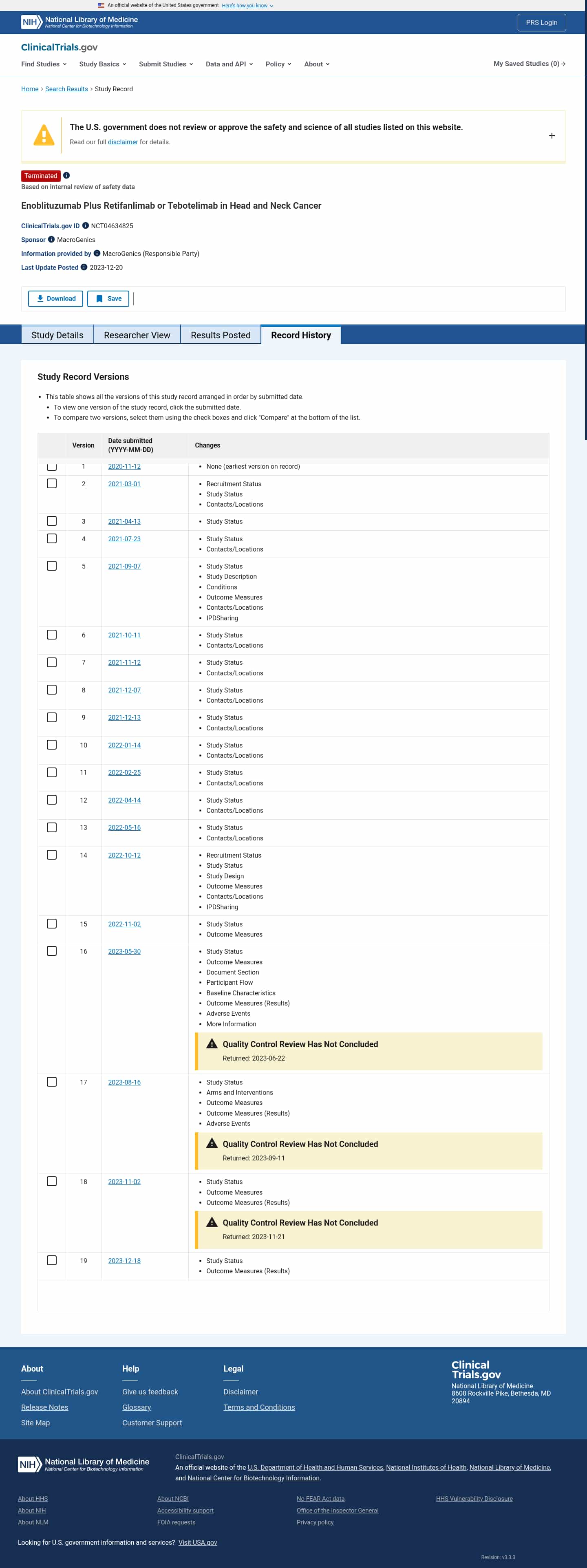 Latest website image capture
