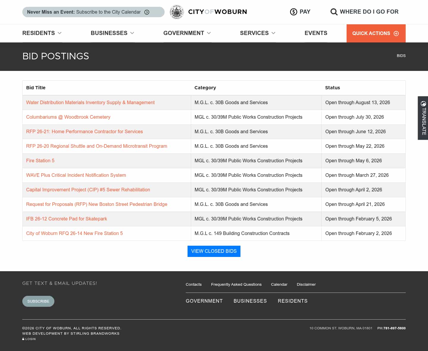 Latest website image capture