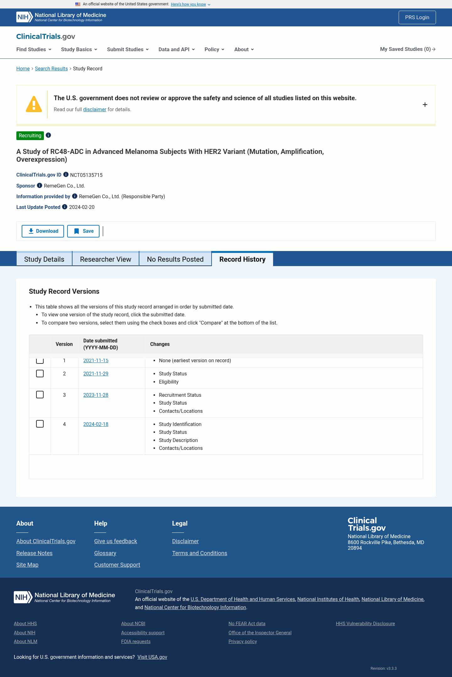 Latest website image capture