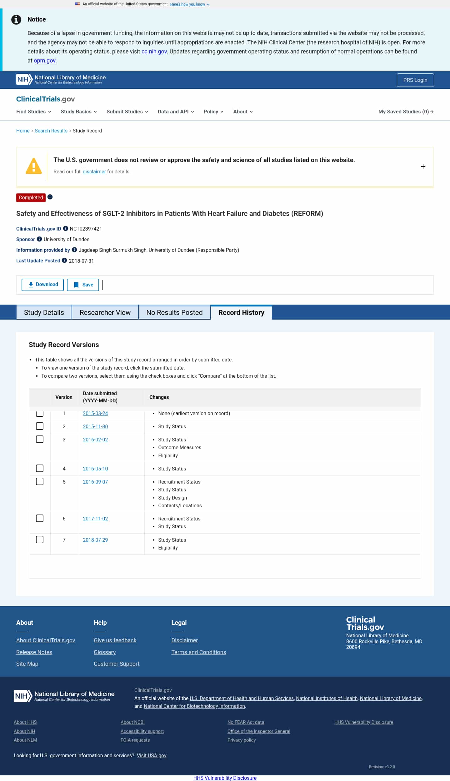 Latest website image capture