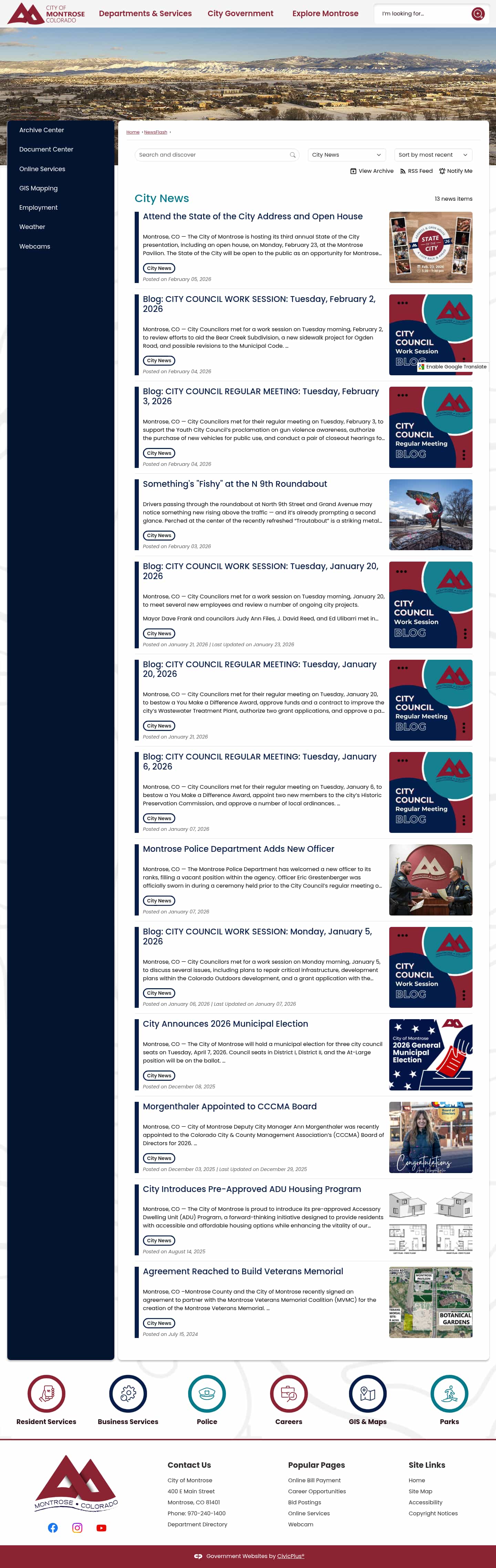 Latest website image capture