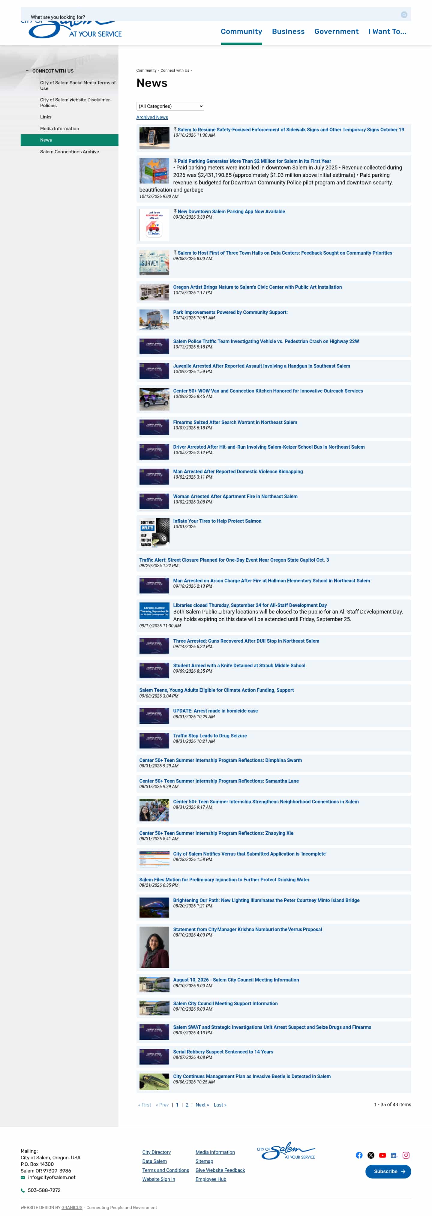 Latest website image capture