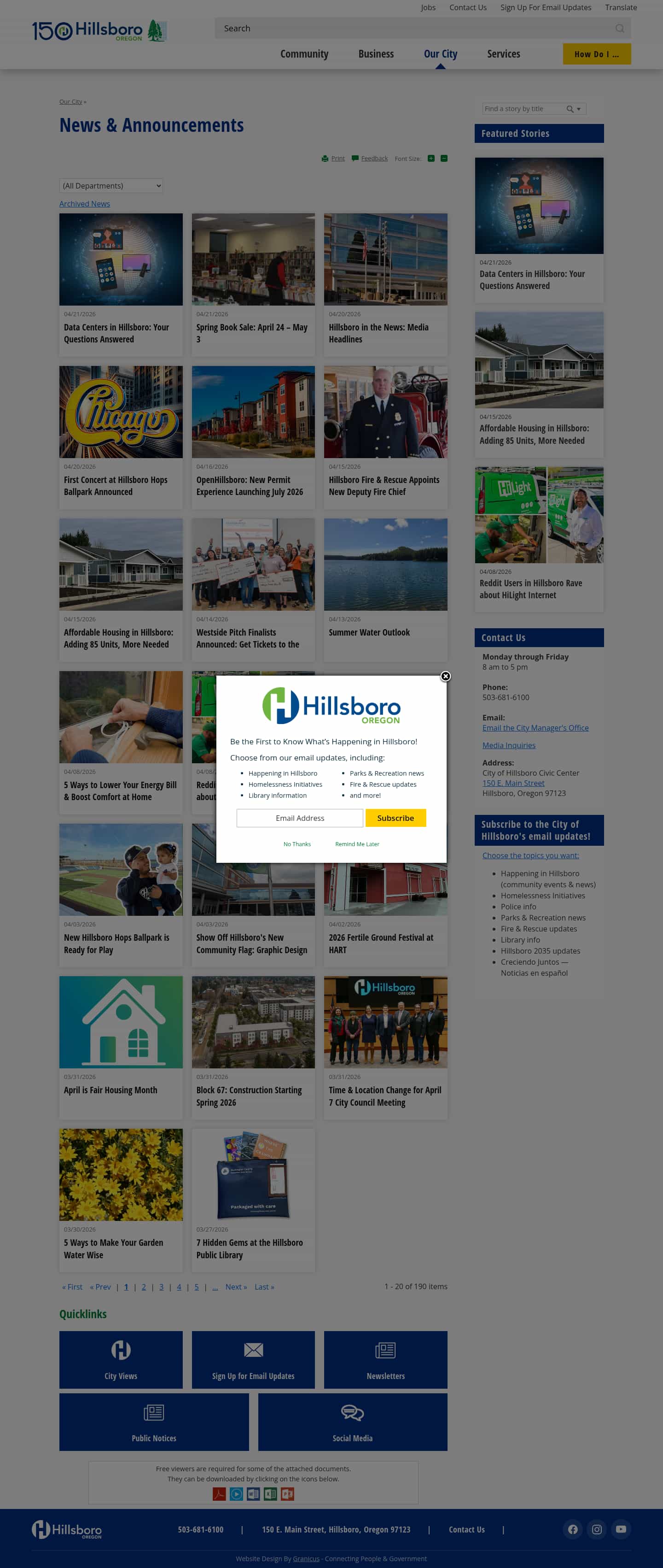 Latest website image capture