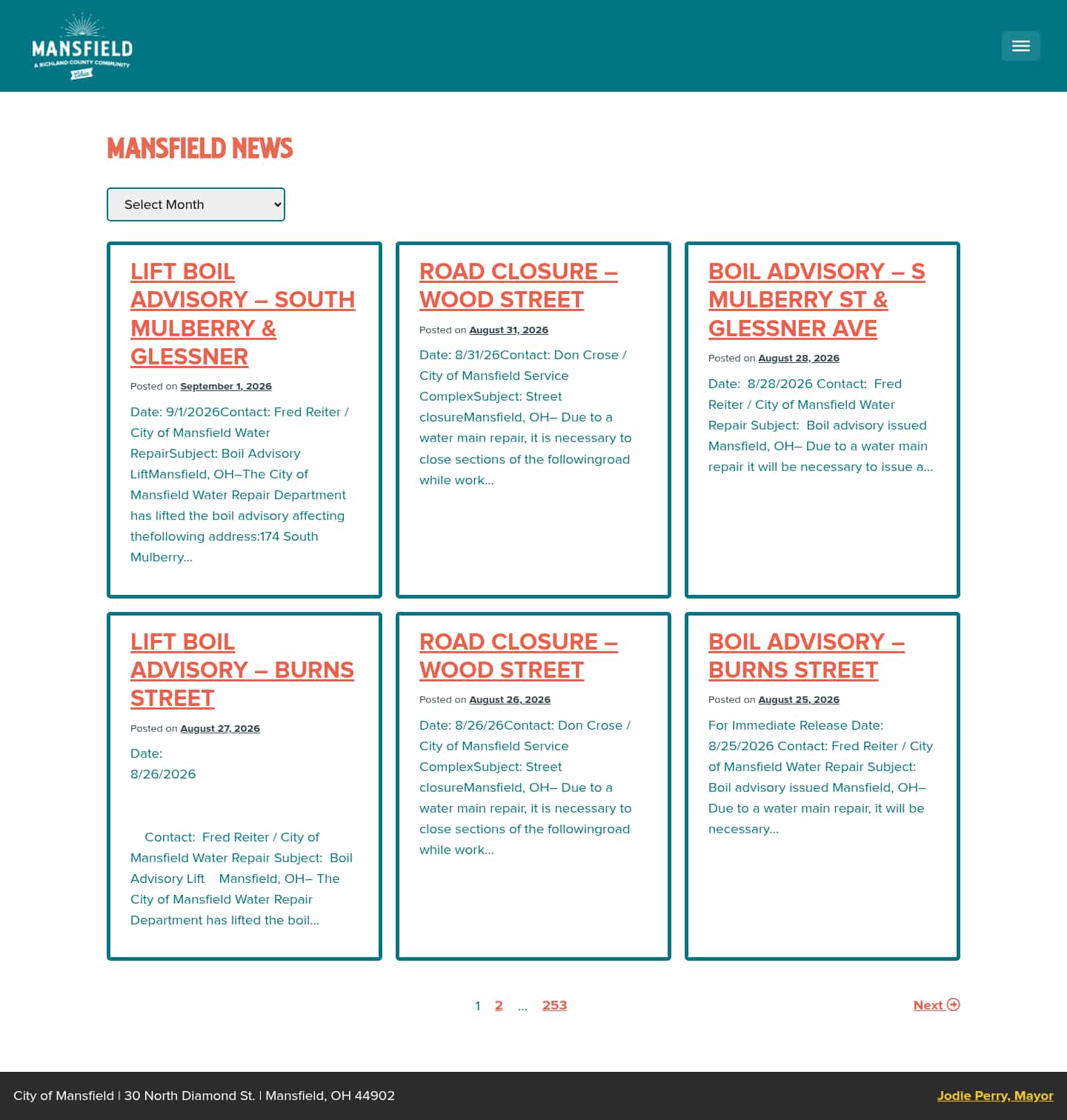Latest website image capture