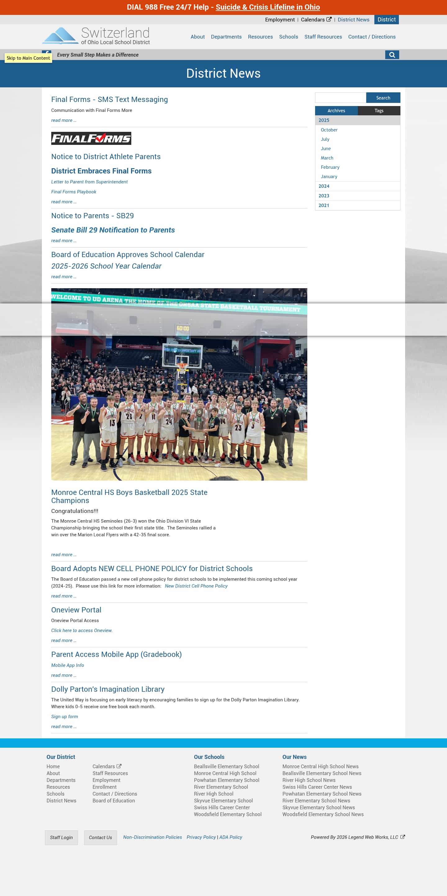 Latest website image capture