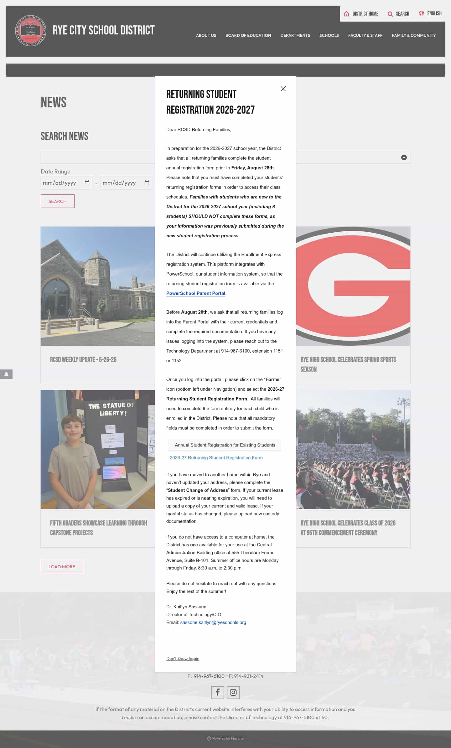 Latest website image capture