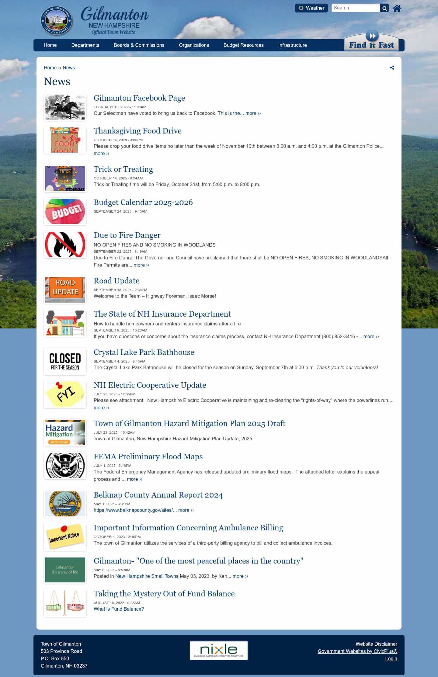 Latest website image capture