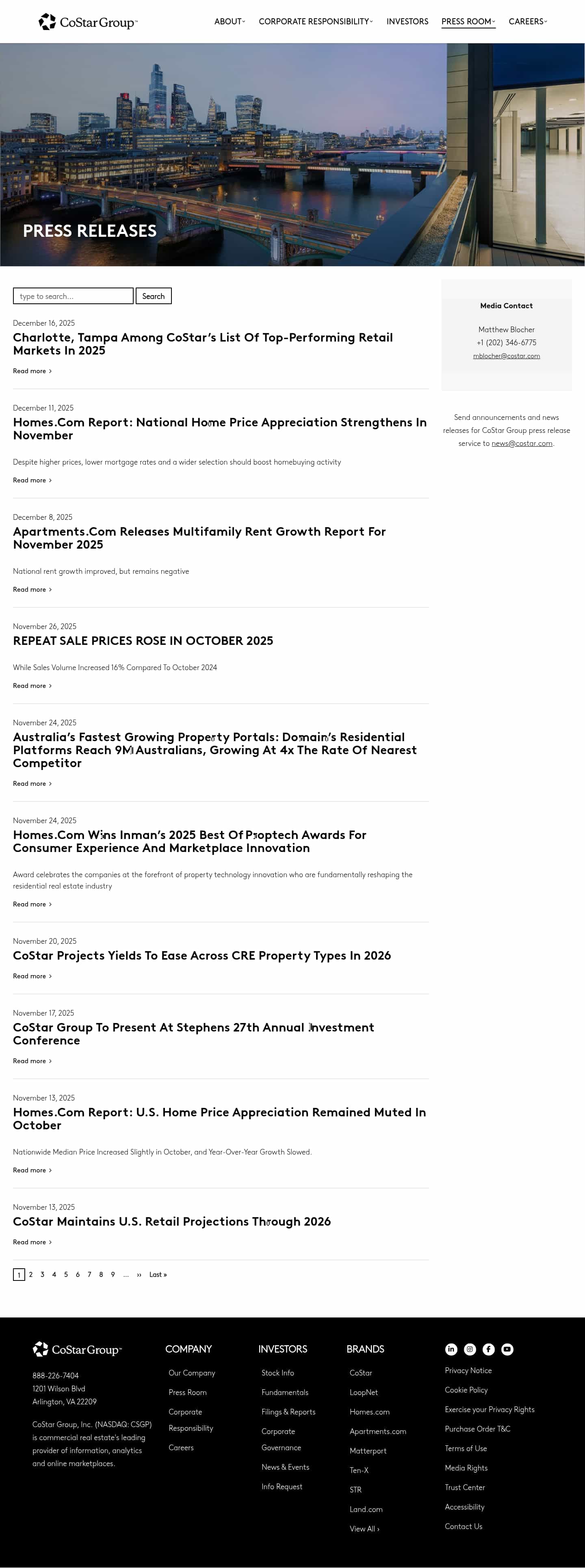 Latest website image capture