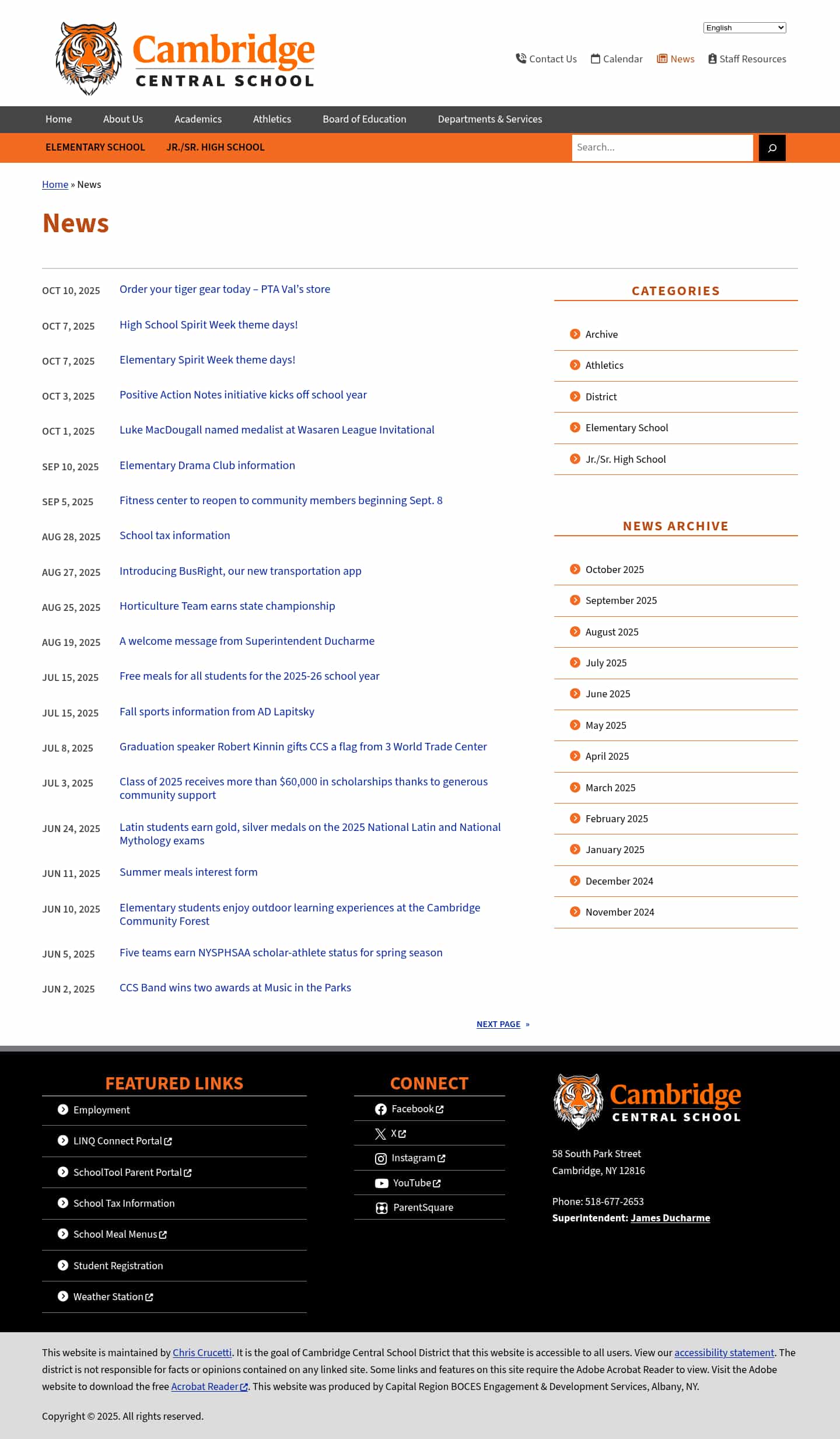Latest website image capture