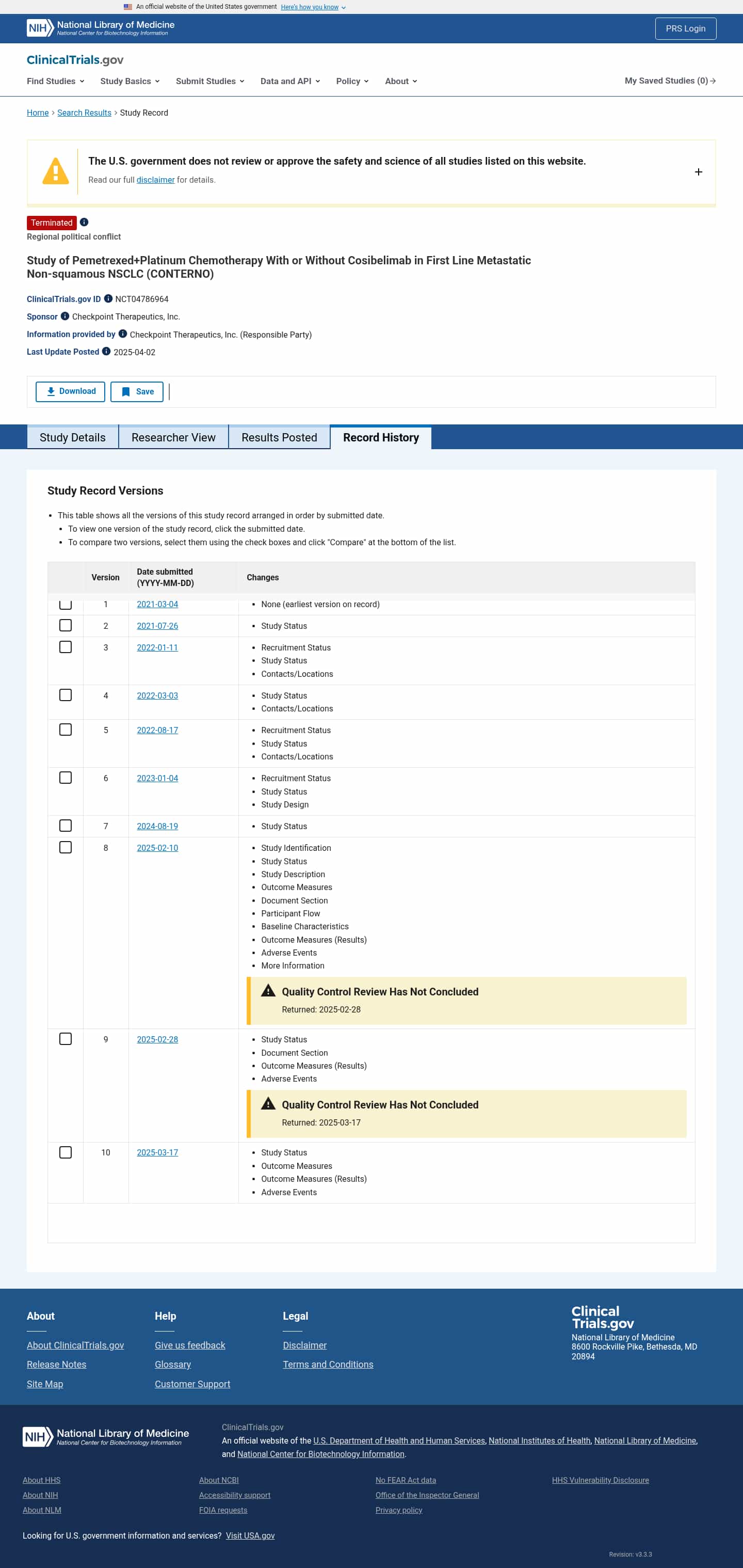 Latest website image capture