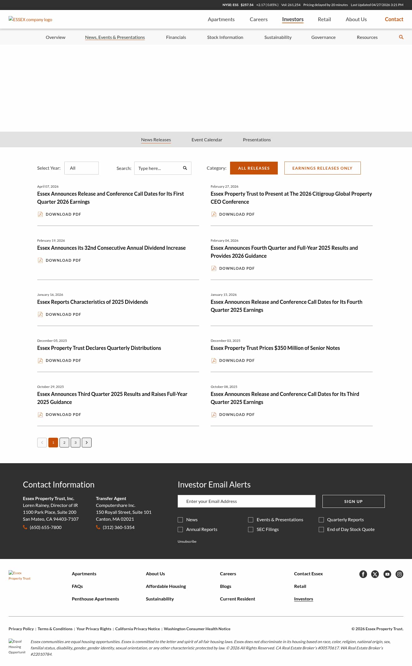 Latest website image capture