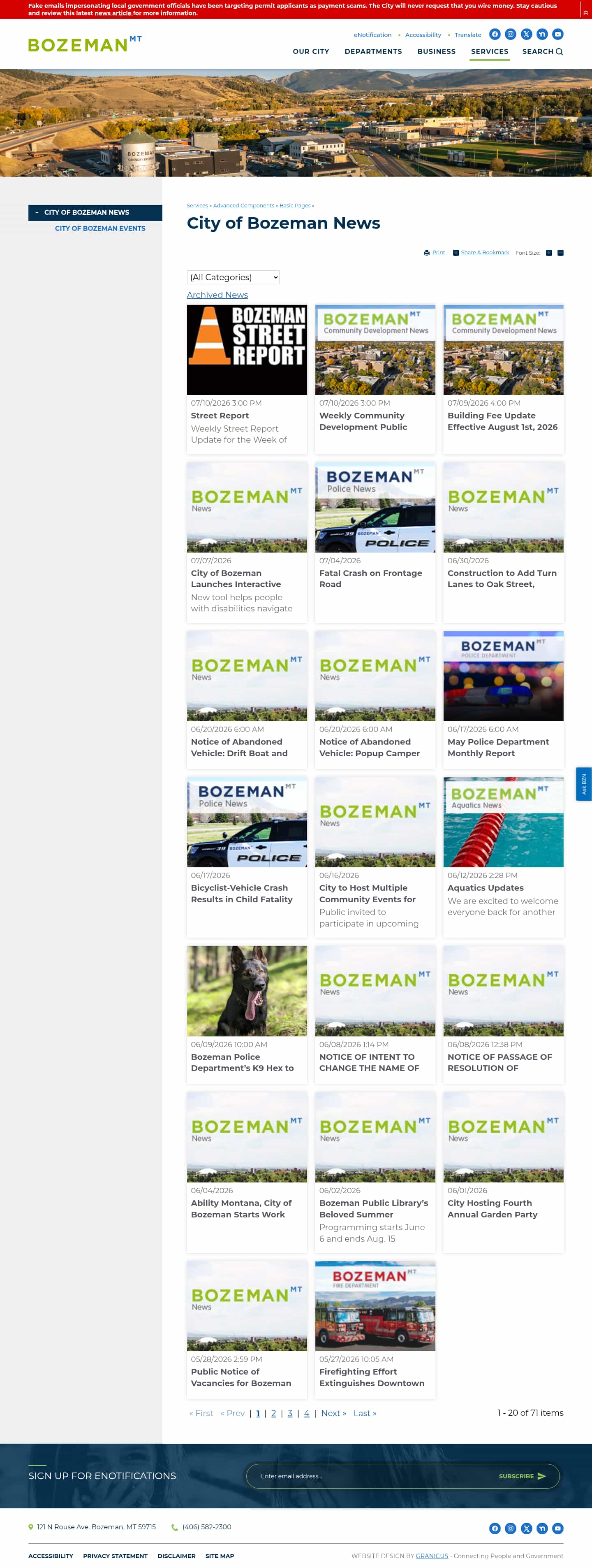 Latest website image capture