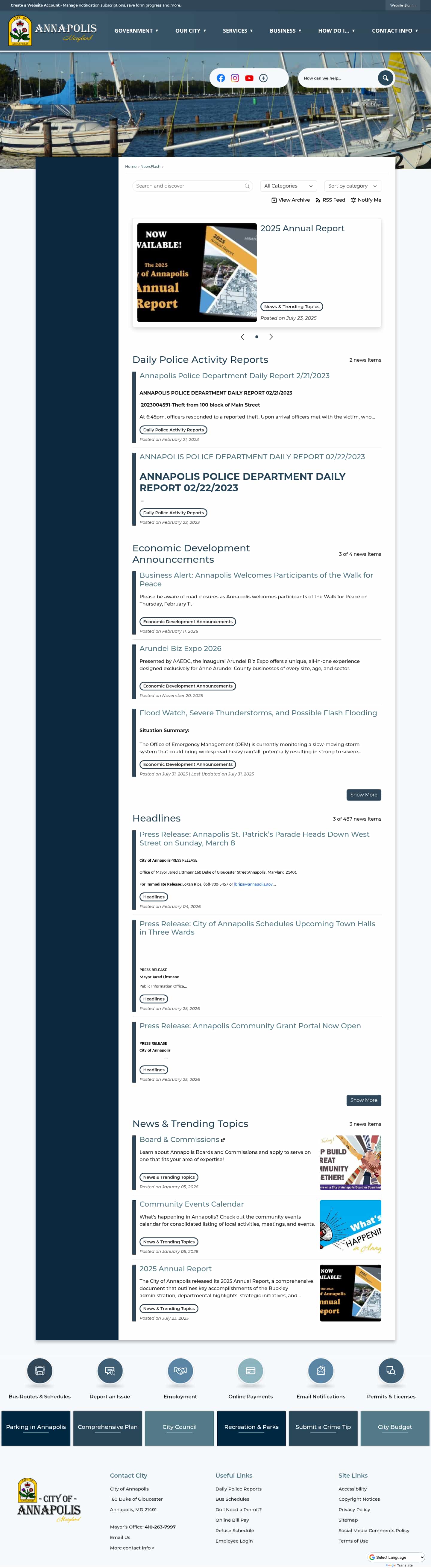 Latest website image capture