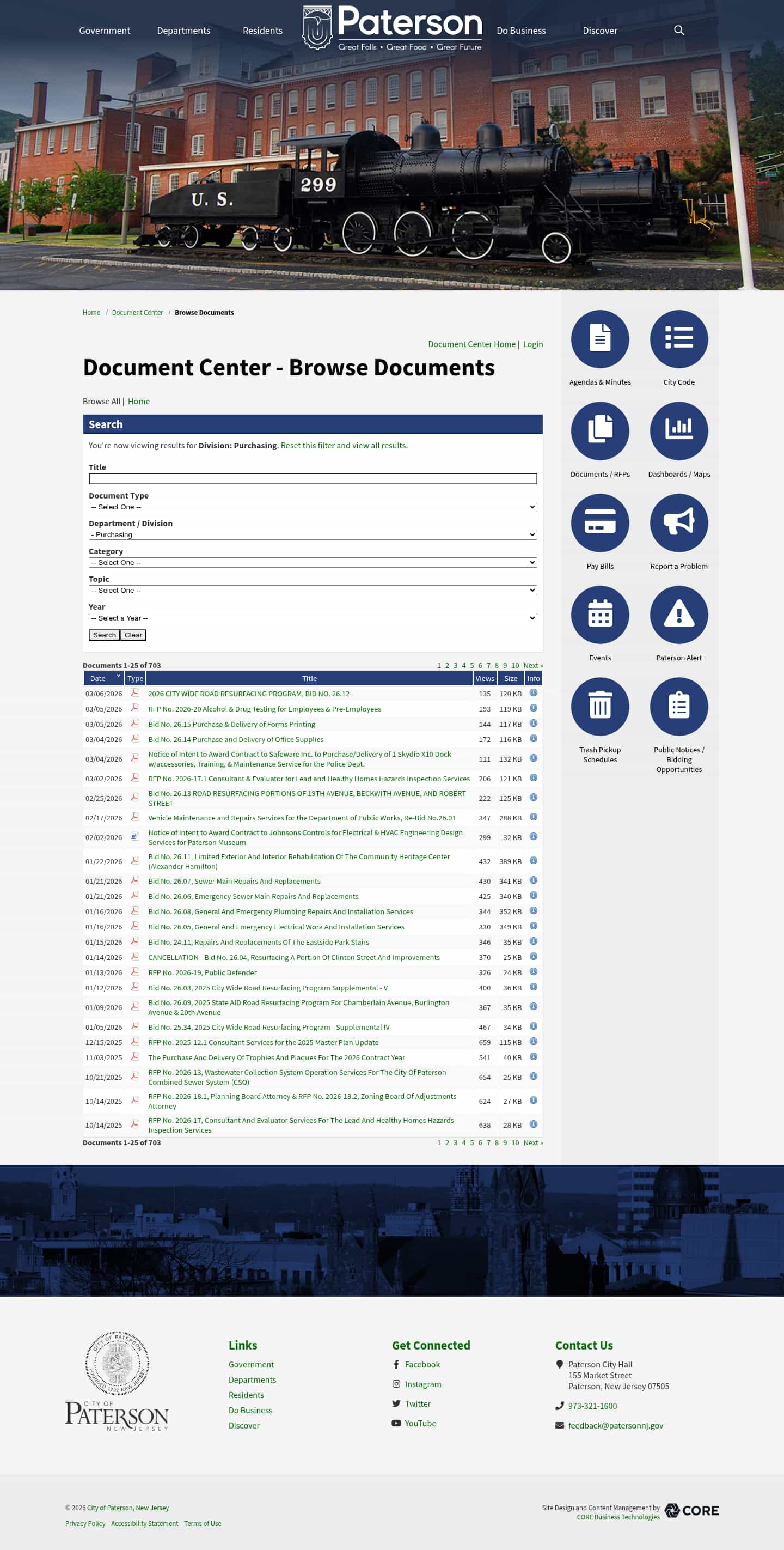 Latest website image capture