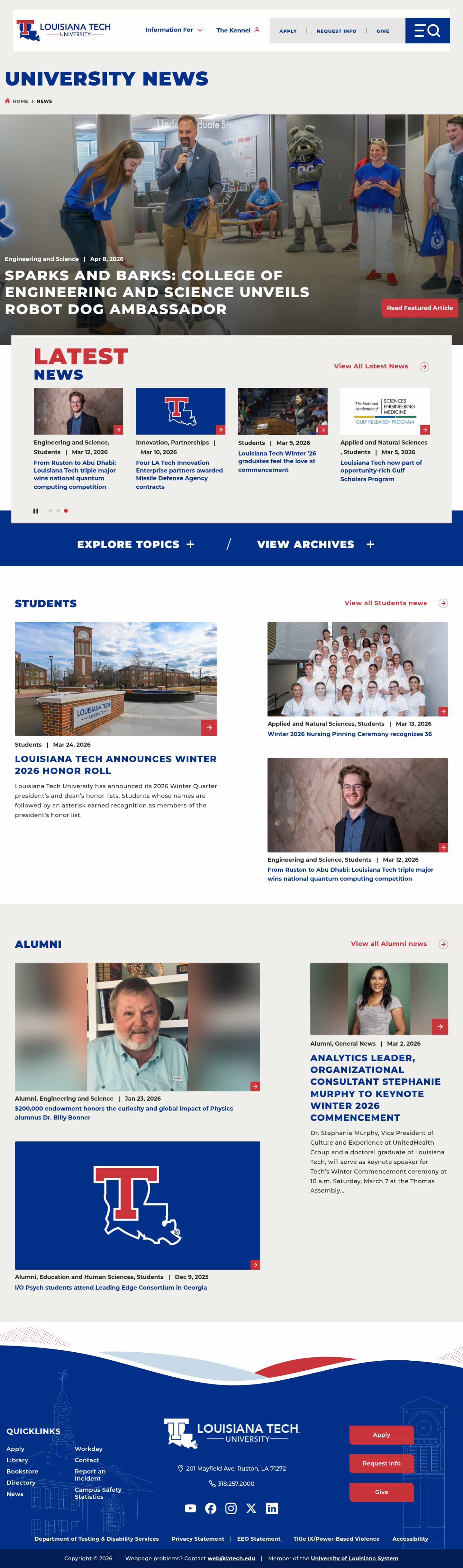 Latest website image capture