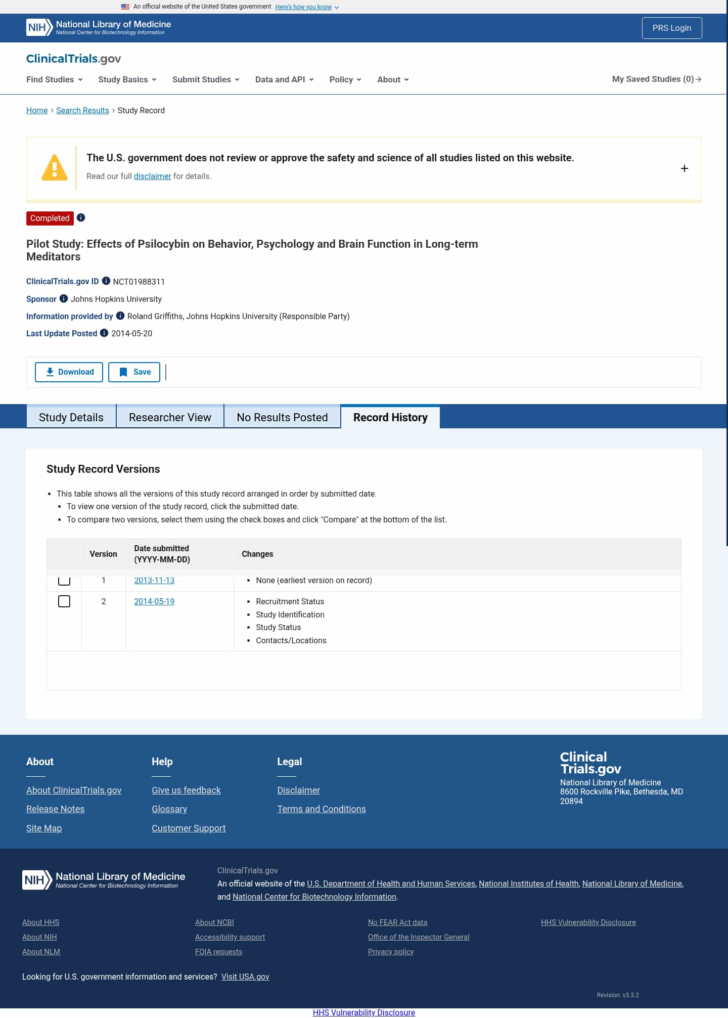 Latest website image capture