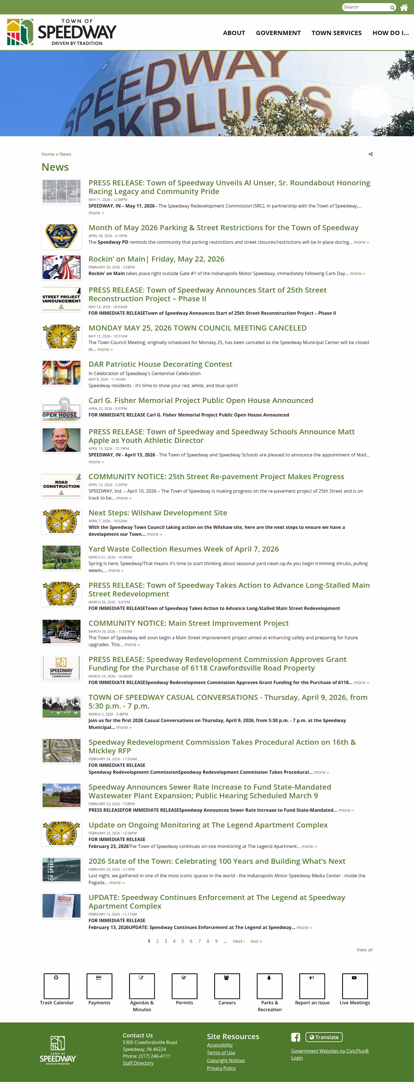 Latest website image capture