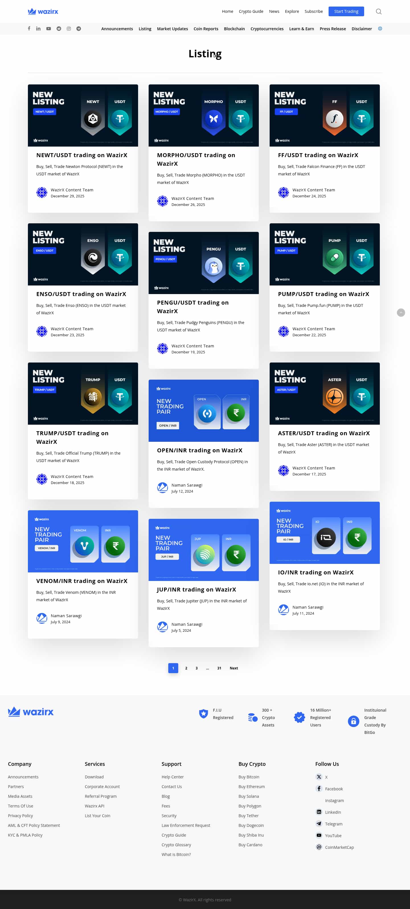 Latest website image capture