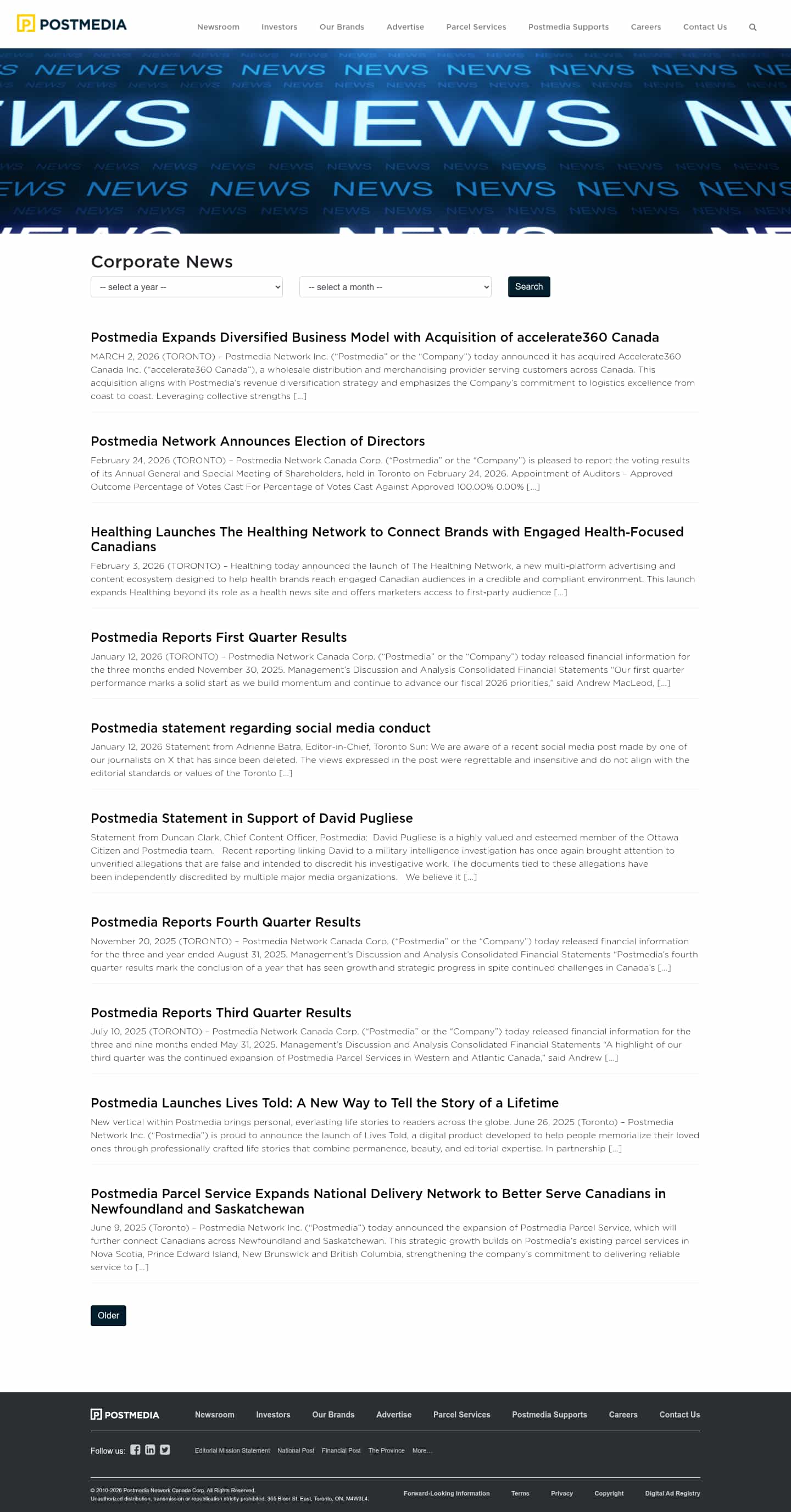 Latest website image capture