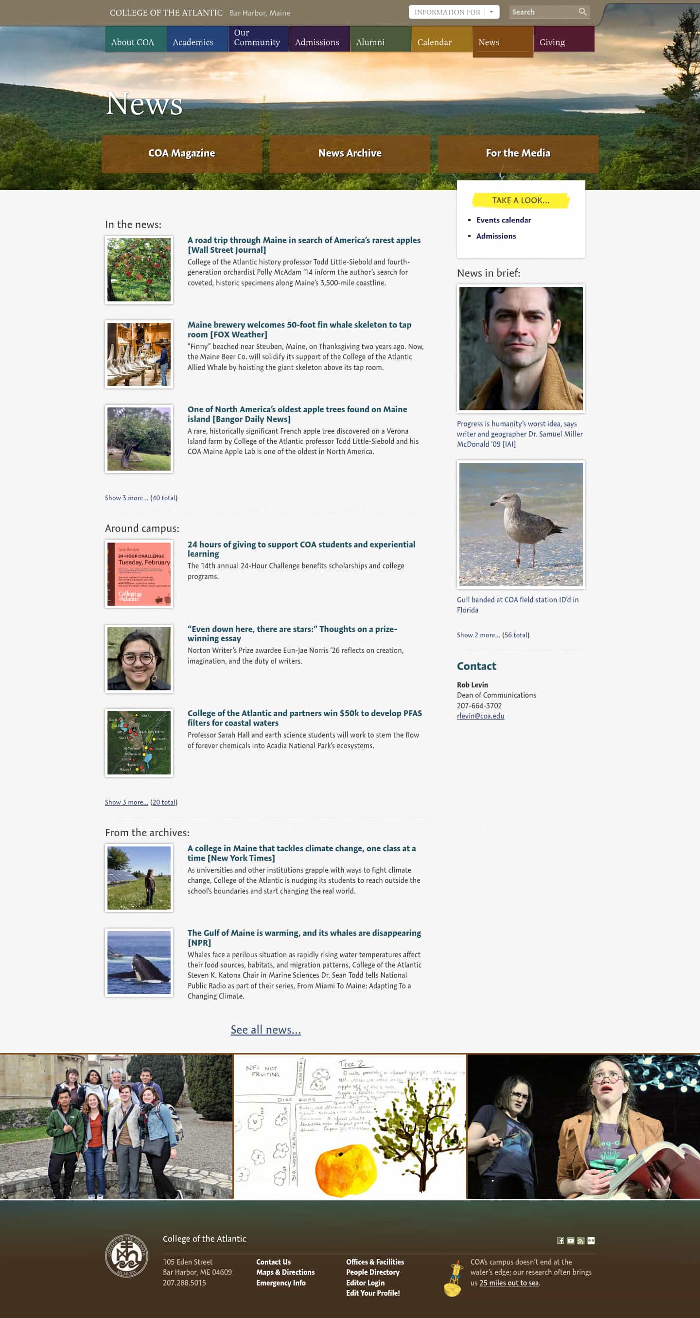 Latest website image capture