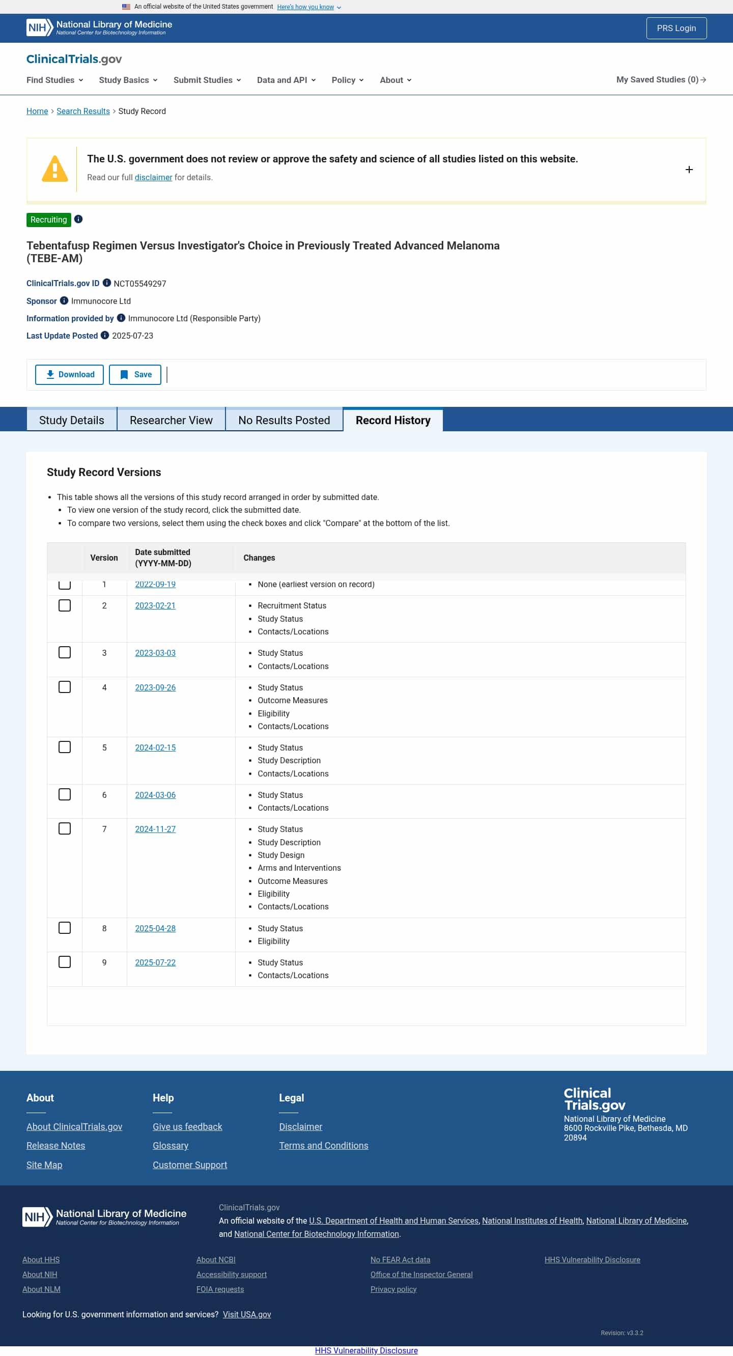 Latest website image capture
