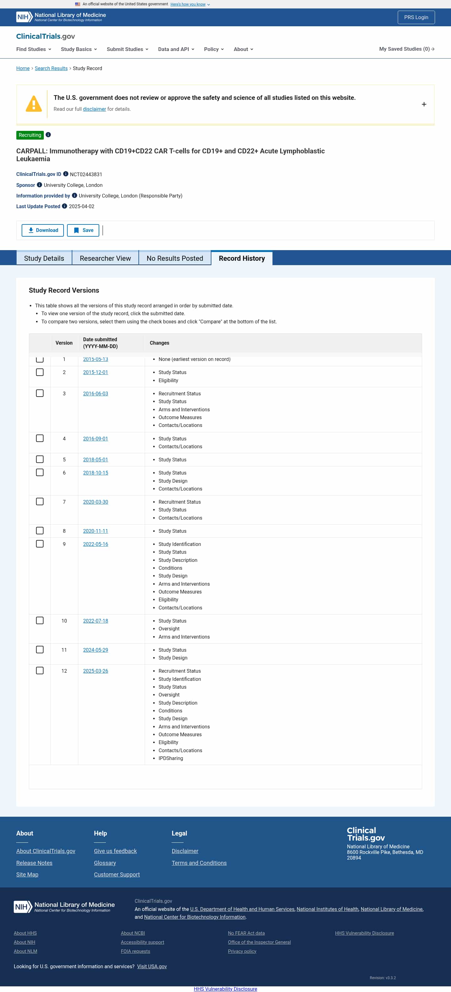 Latest website image capture