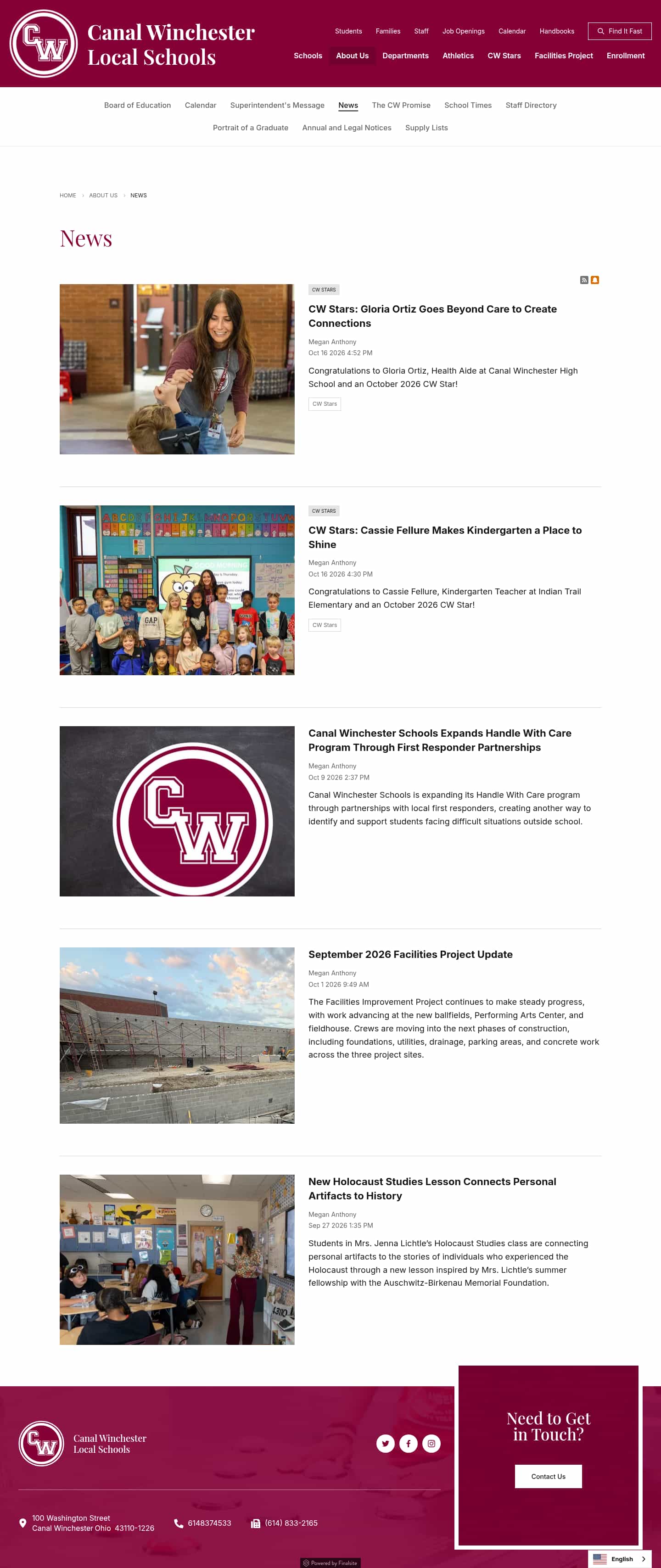 Latest website image capture