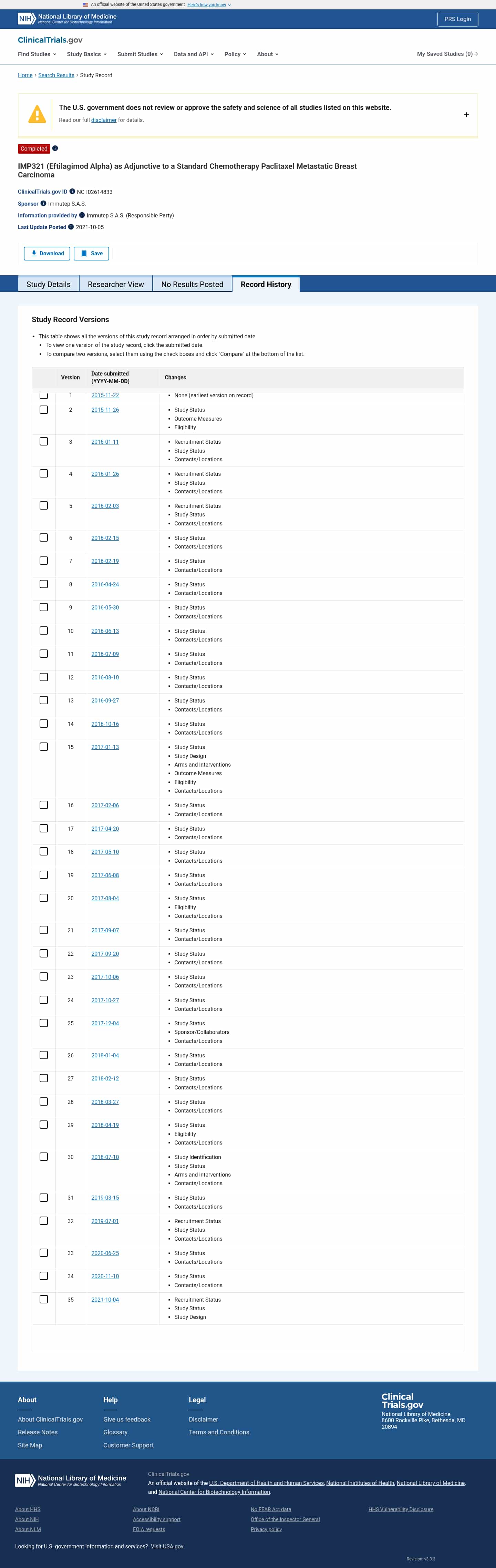 Latest website image capture