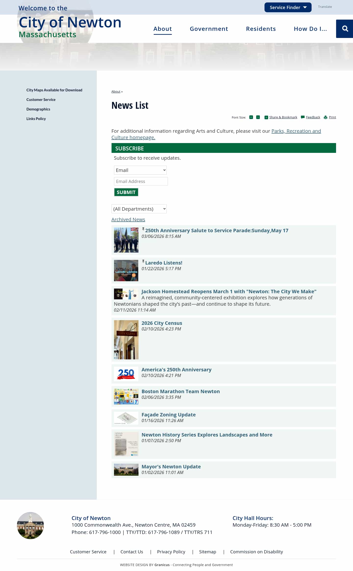 Latest website image capture