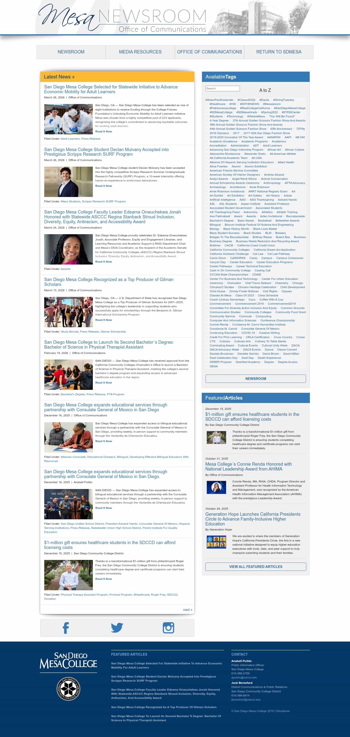 Latest website image capture