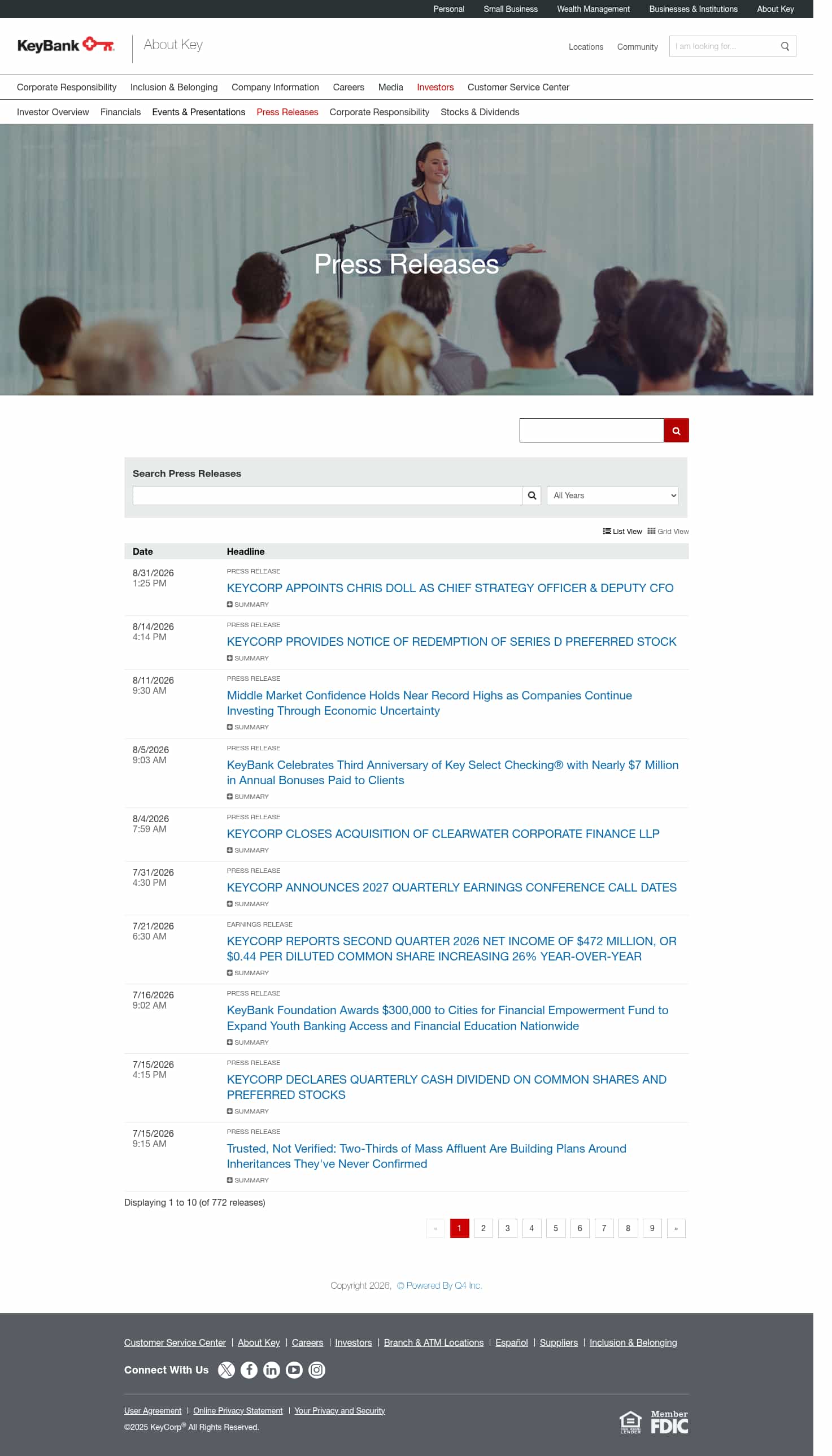 Latest website image capture