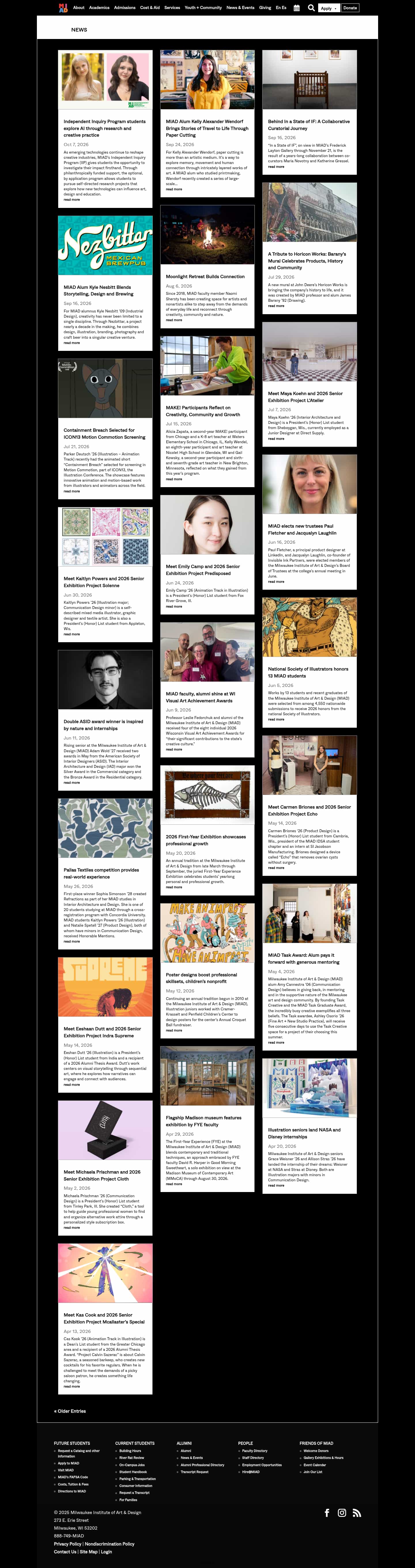 Latest website image capture