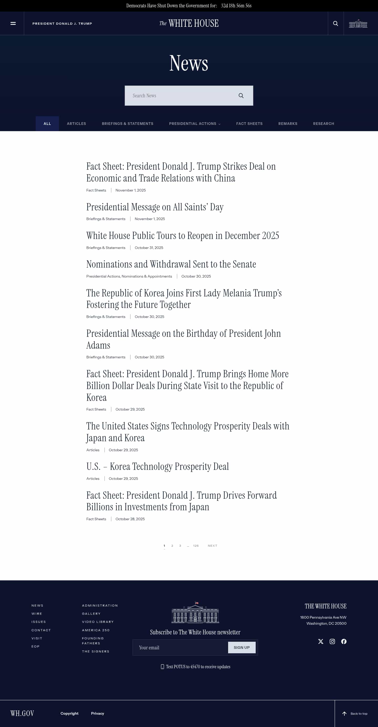 Latest website image capture