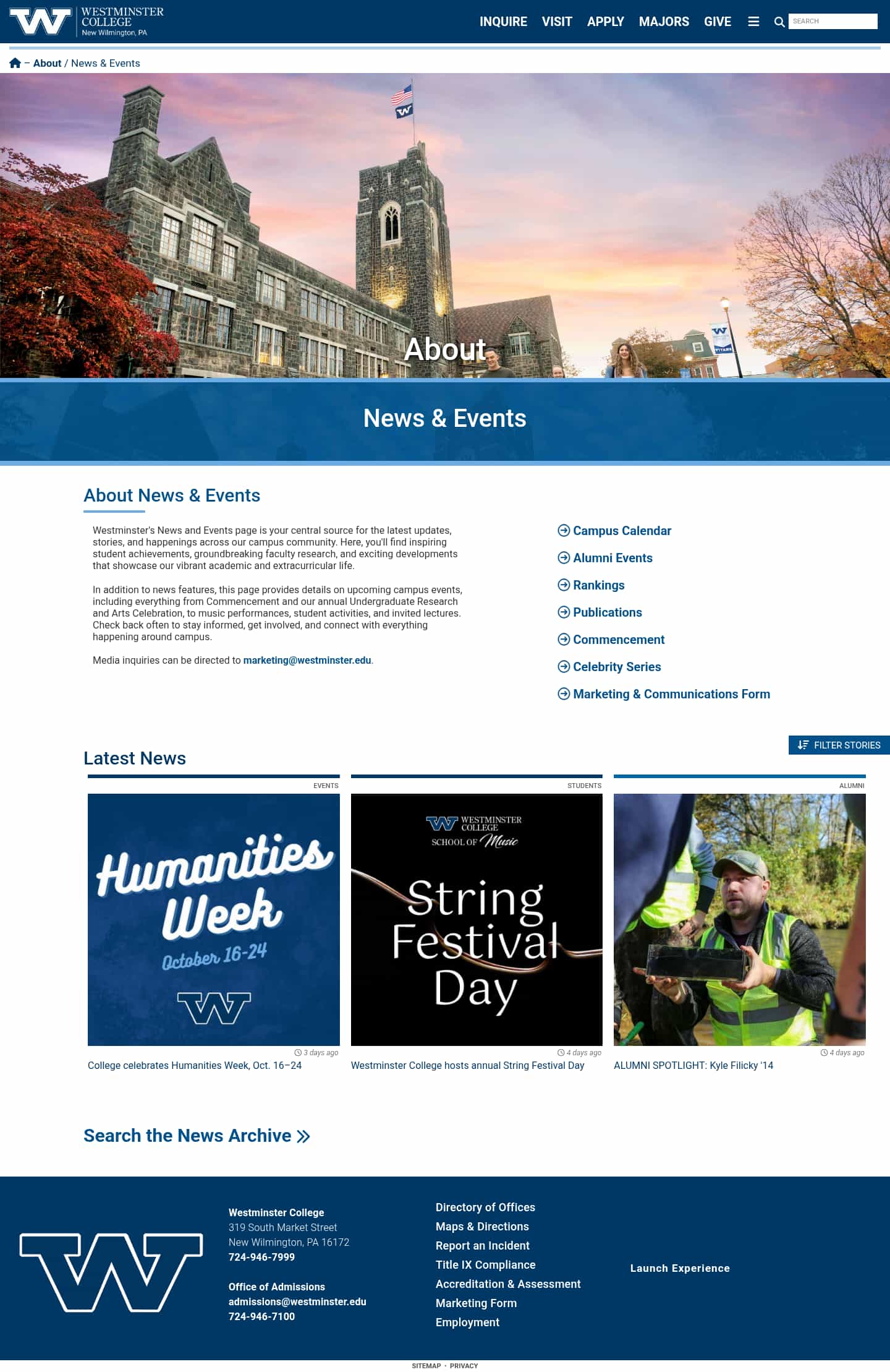 Latest website image capture