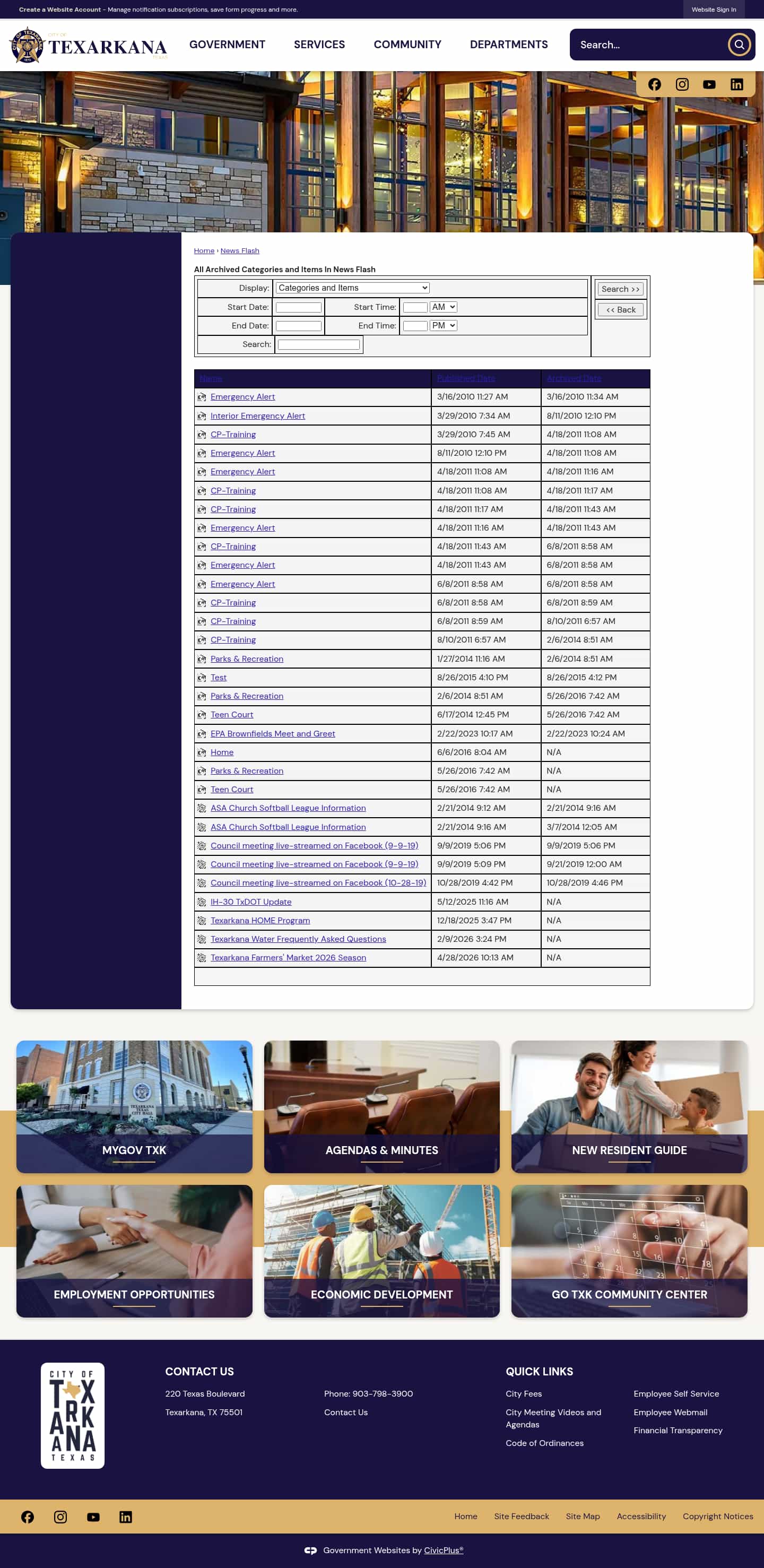 Latest website image capture