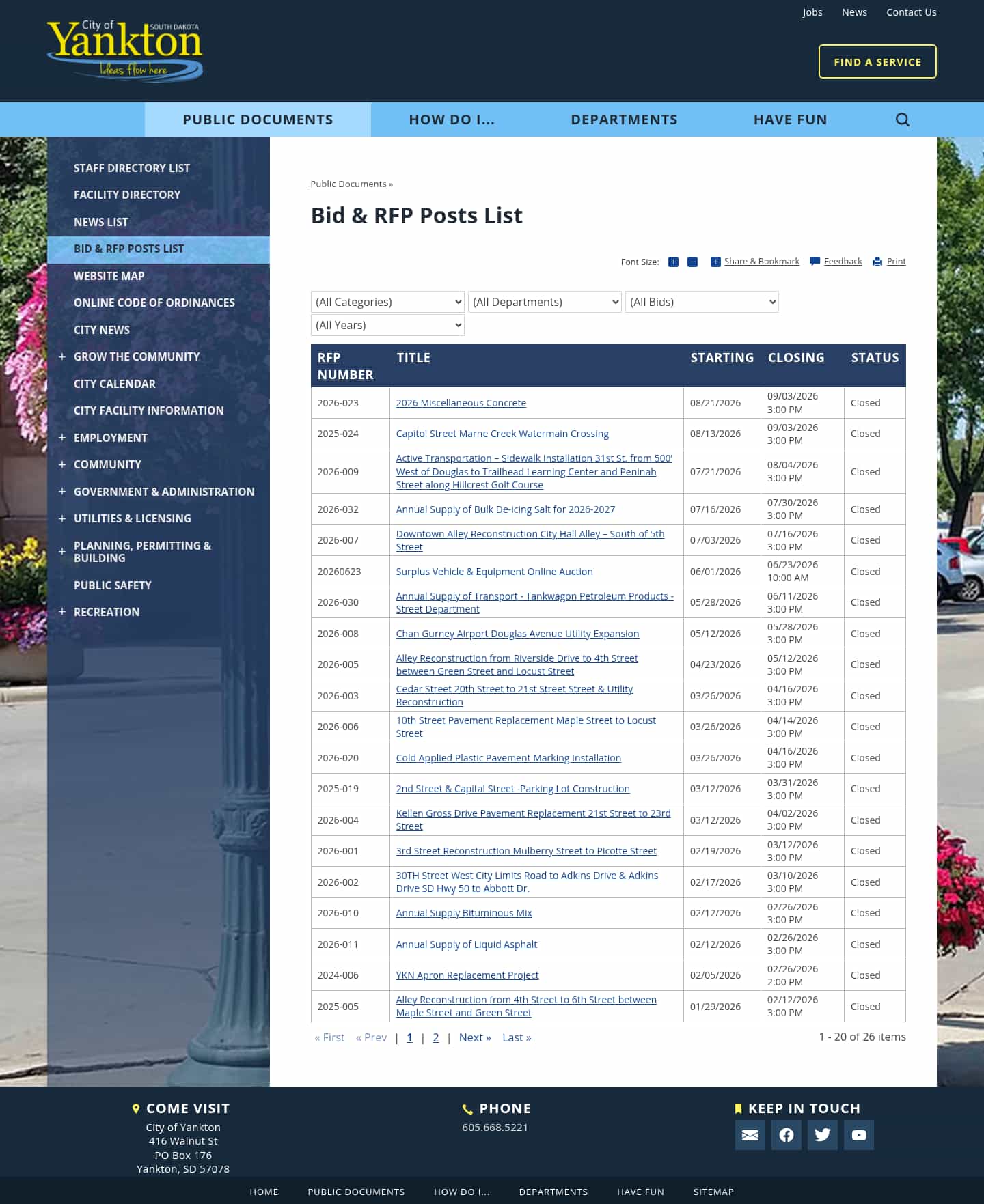 Latest website image capture