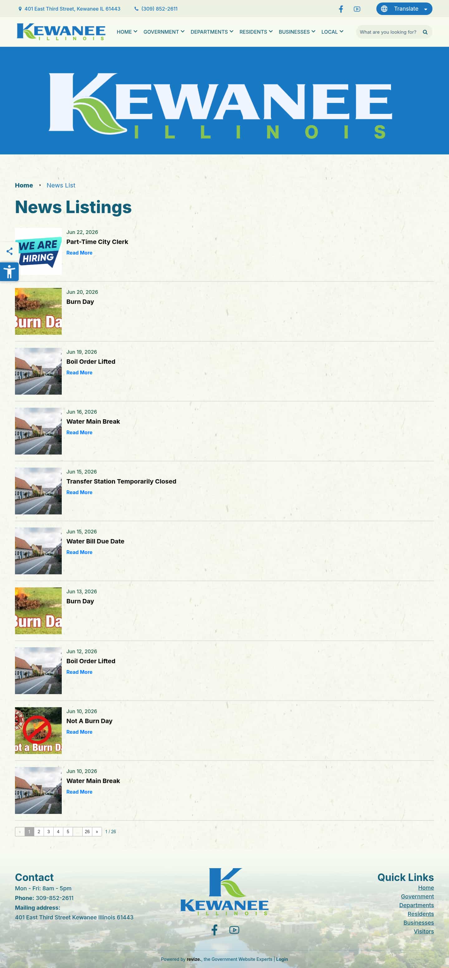 Latest website image capture