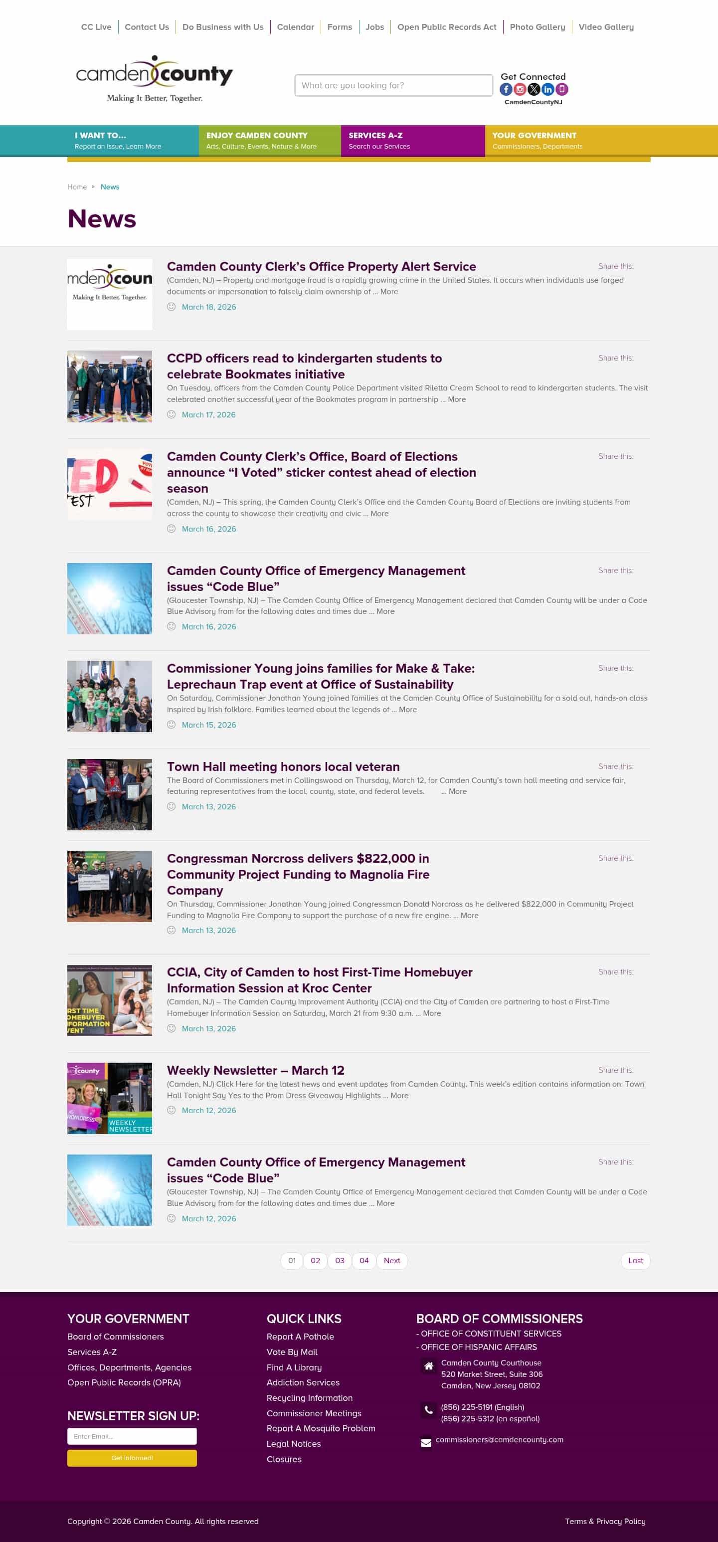 Latest website image capture