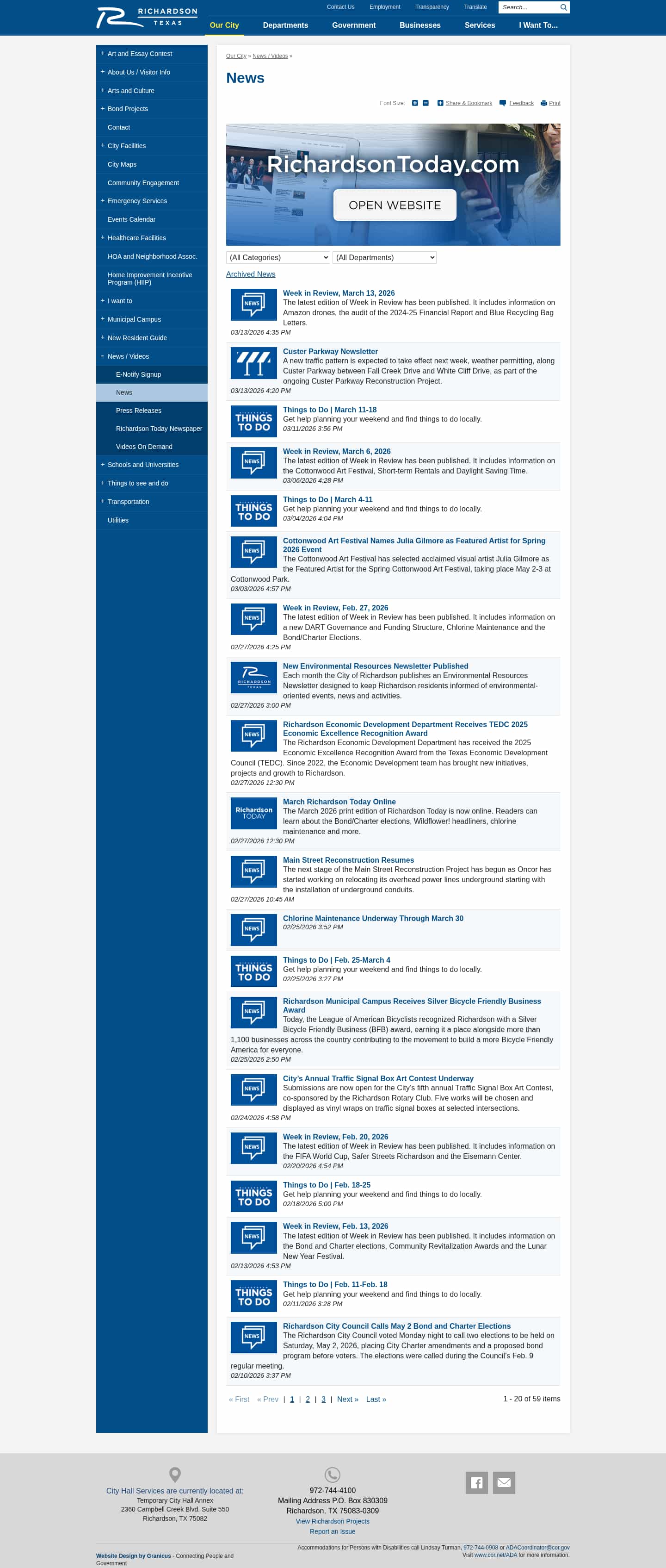 Latest website image capture