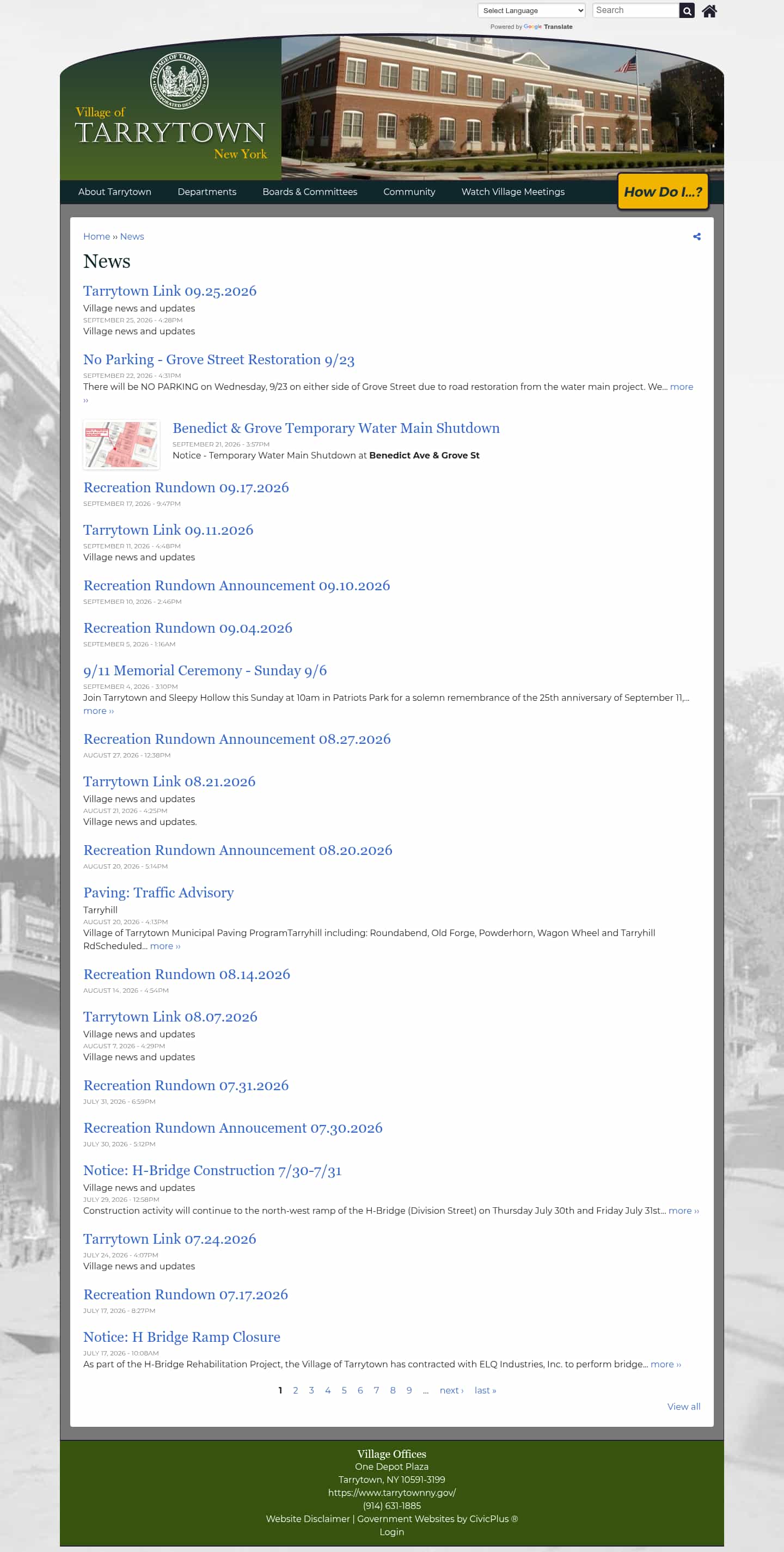 Latest website image capture