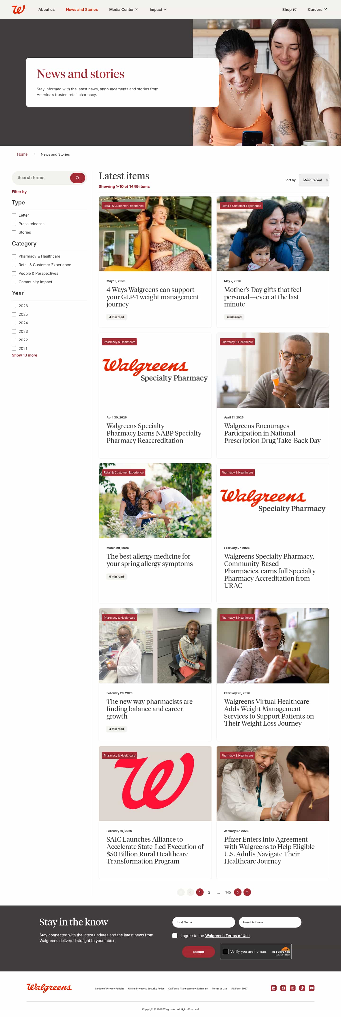 Latest website image capture