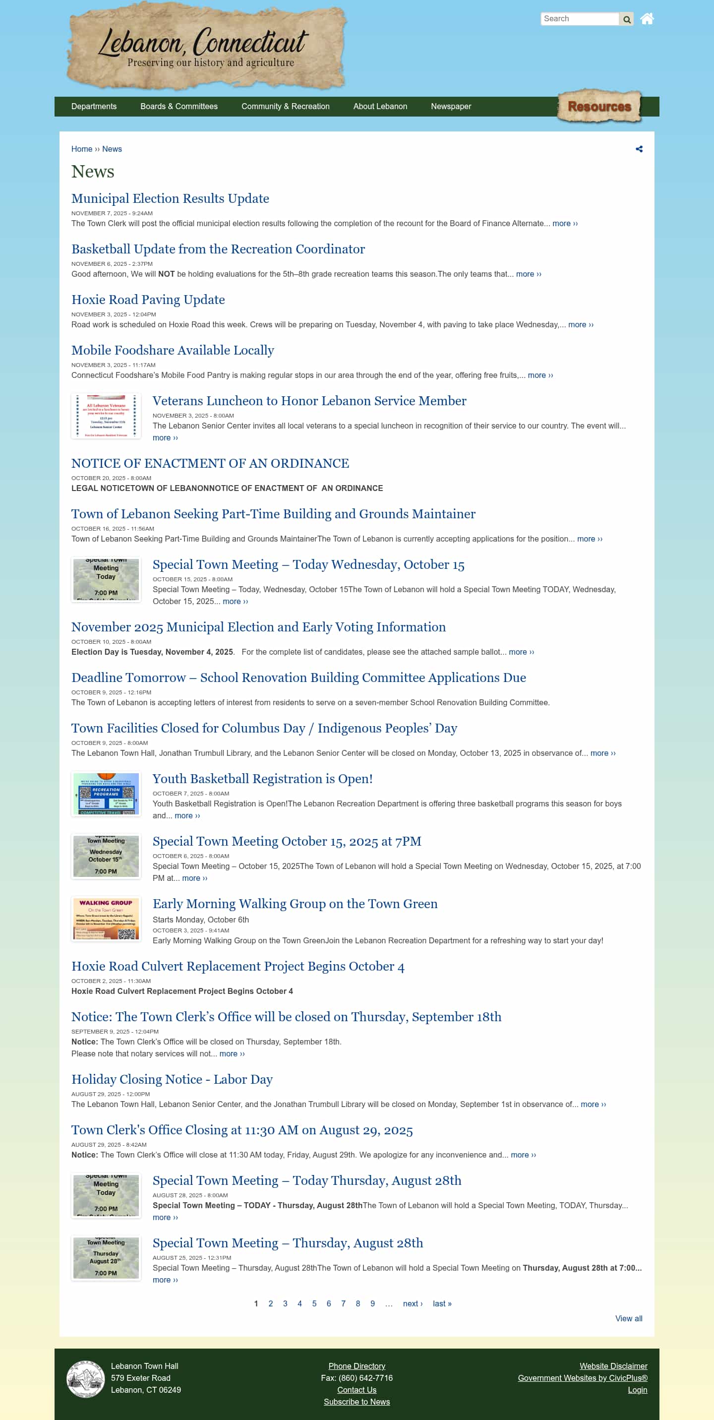 Latest website image capture