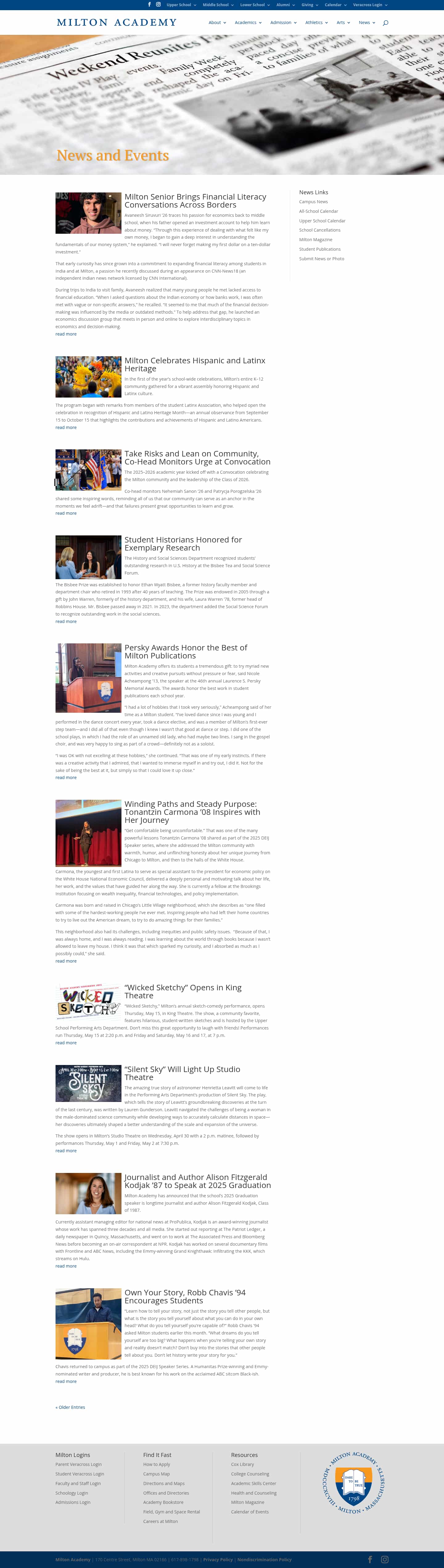 Latest website image capture