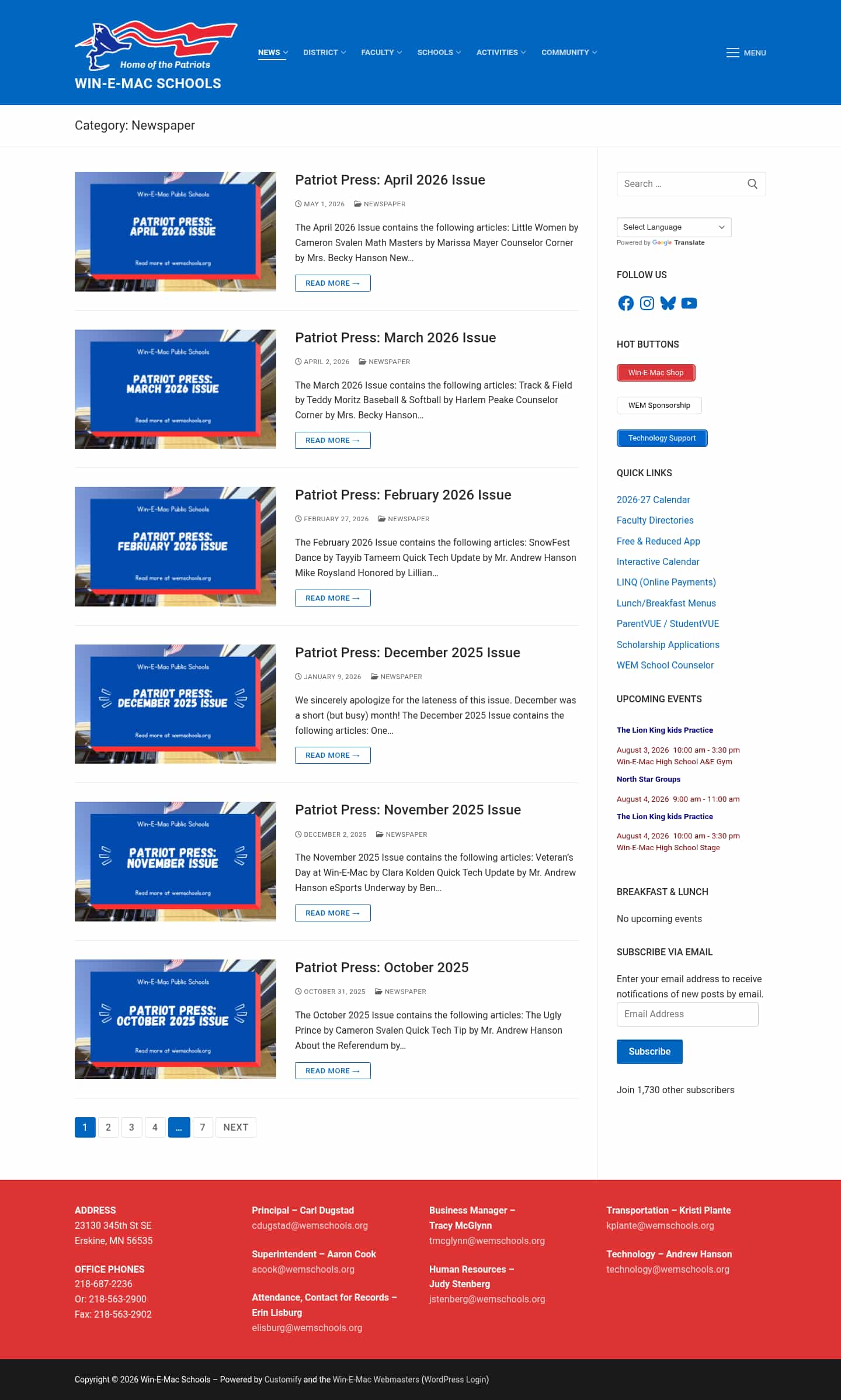Latest website image capture